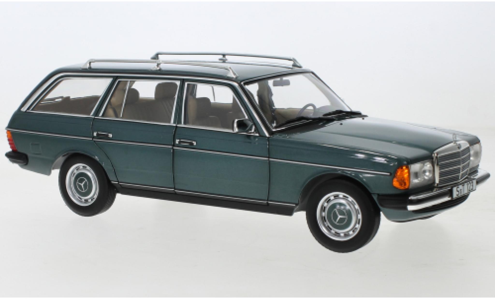 Mercedes 200 1/18 I Norev T (S123) metallise turquoise 1980 diecast model cars