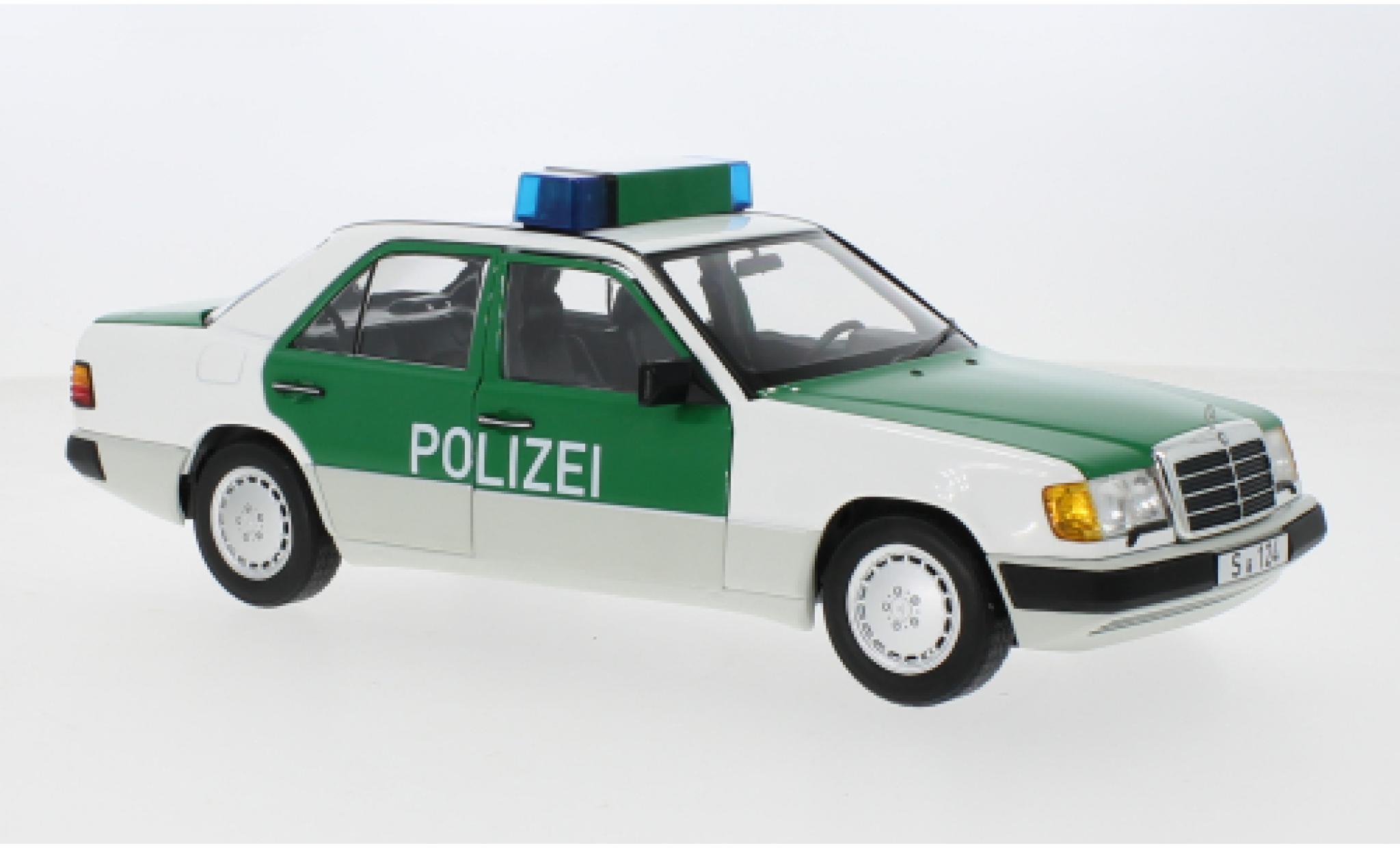 Mercedes 230 1/18 I Norev E (W124) police 1989 diecast model cars