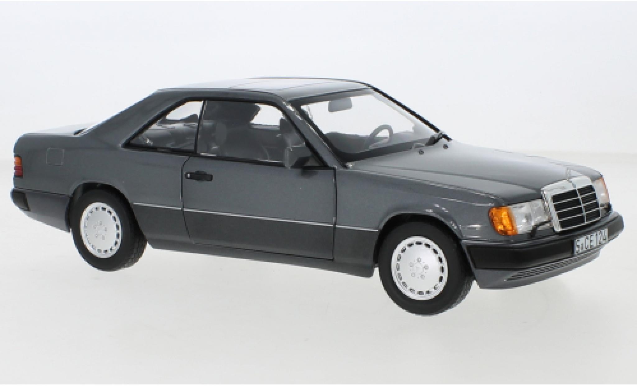 Mercedes Classe E 1/18 Norev 300 CE-24 Coupe (C124) metallise grey 1988 diecast model cars