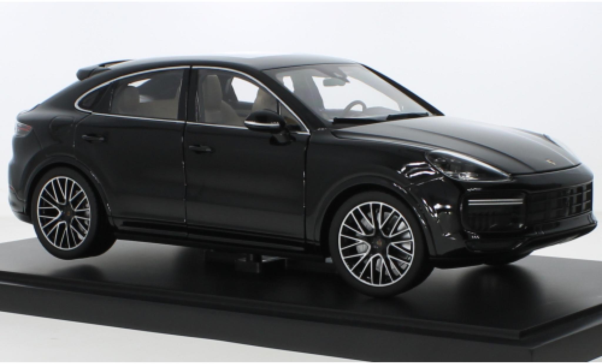Porsche Cayenne Turbo 1/18 I Norev Coupe black 2019 diecast model cars