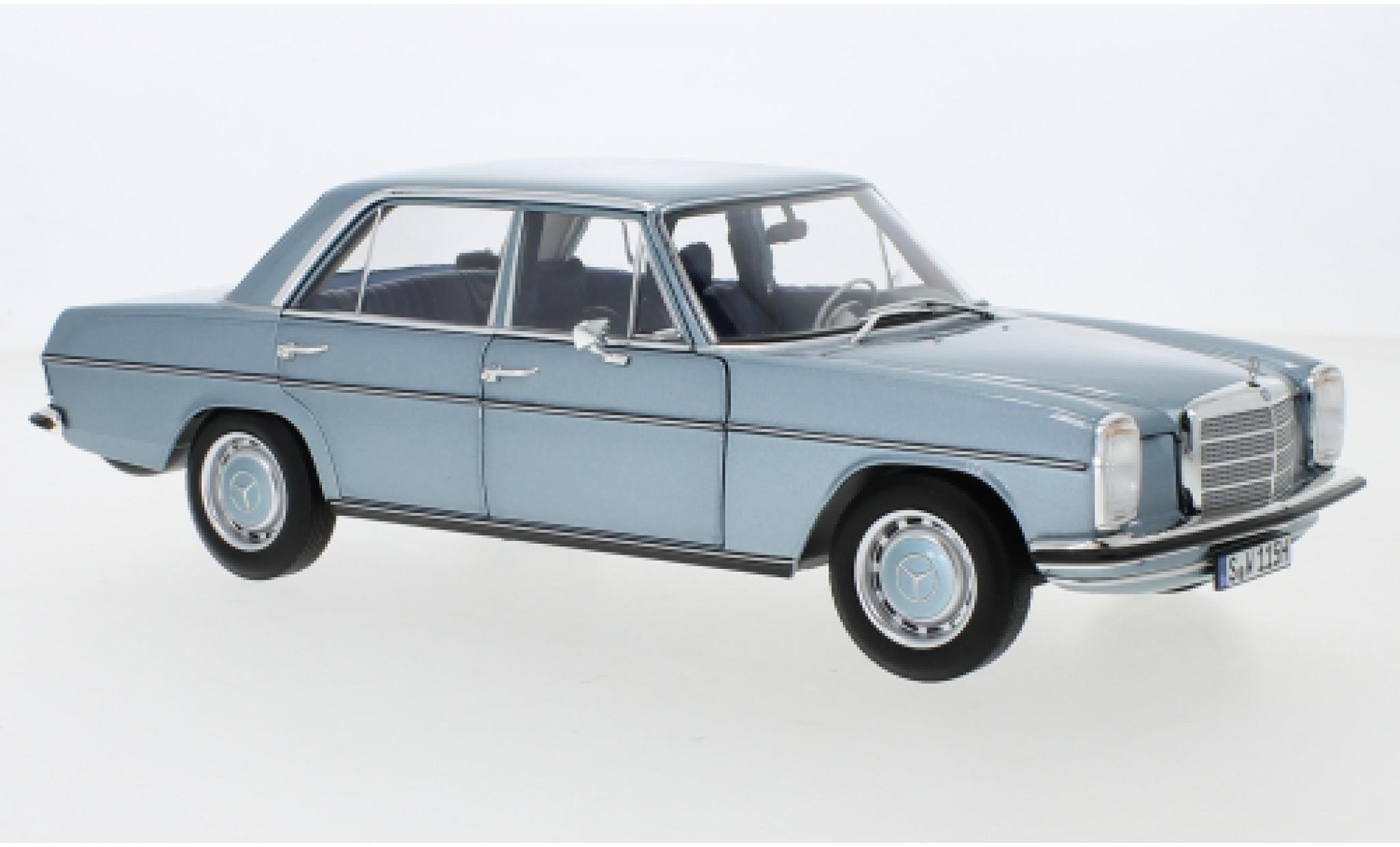 Mercedes 200 1/18 Norev (W115) metallic blue 1968 diecast model cars