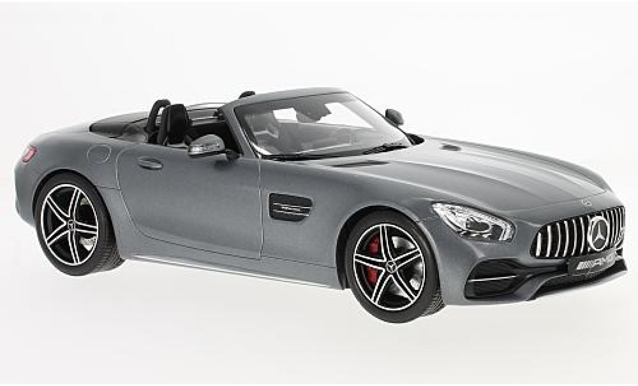 Mercedes AMG GT 1/18 Norev C Roadster grey 2017 diecast model cars