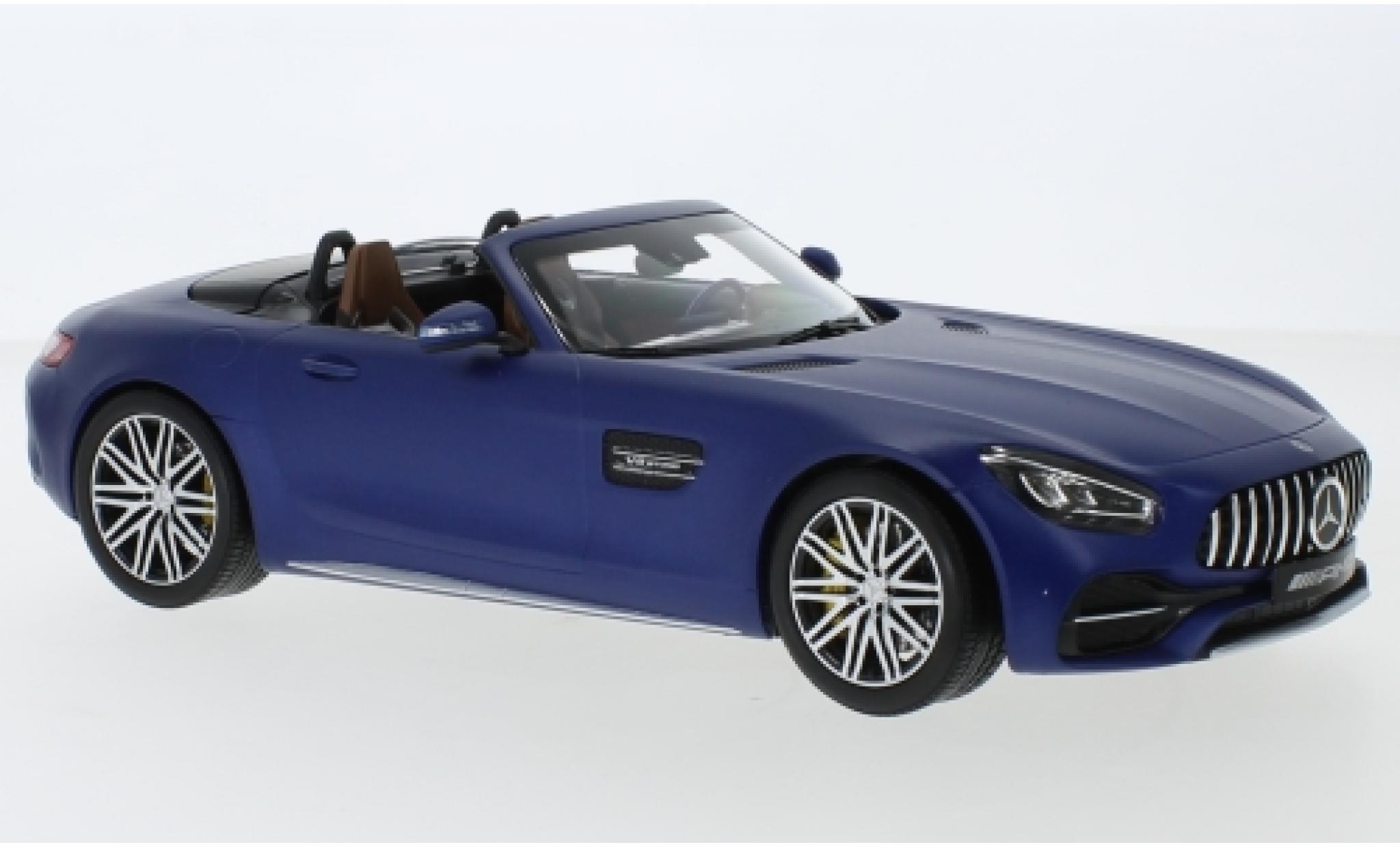 Mercedes AMG GT 1/18 Norev C Roadster (R190) matt-blue 2017 diecast model cars