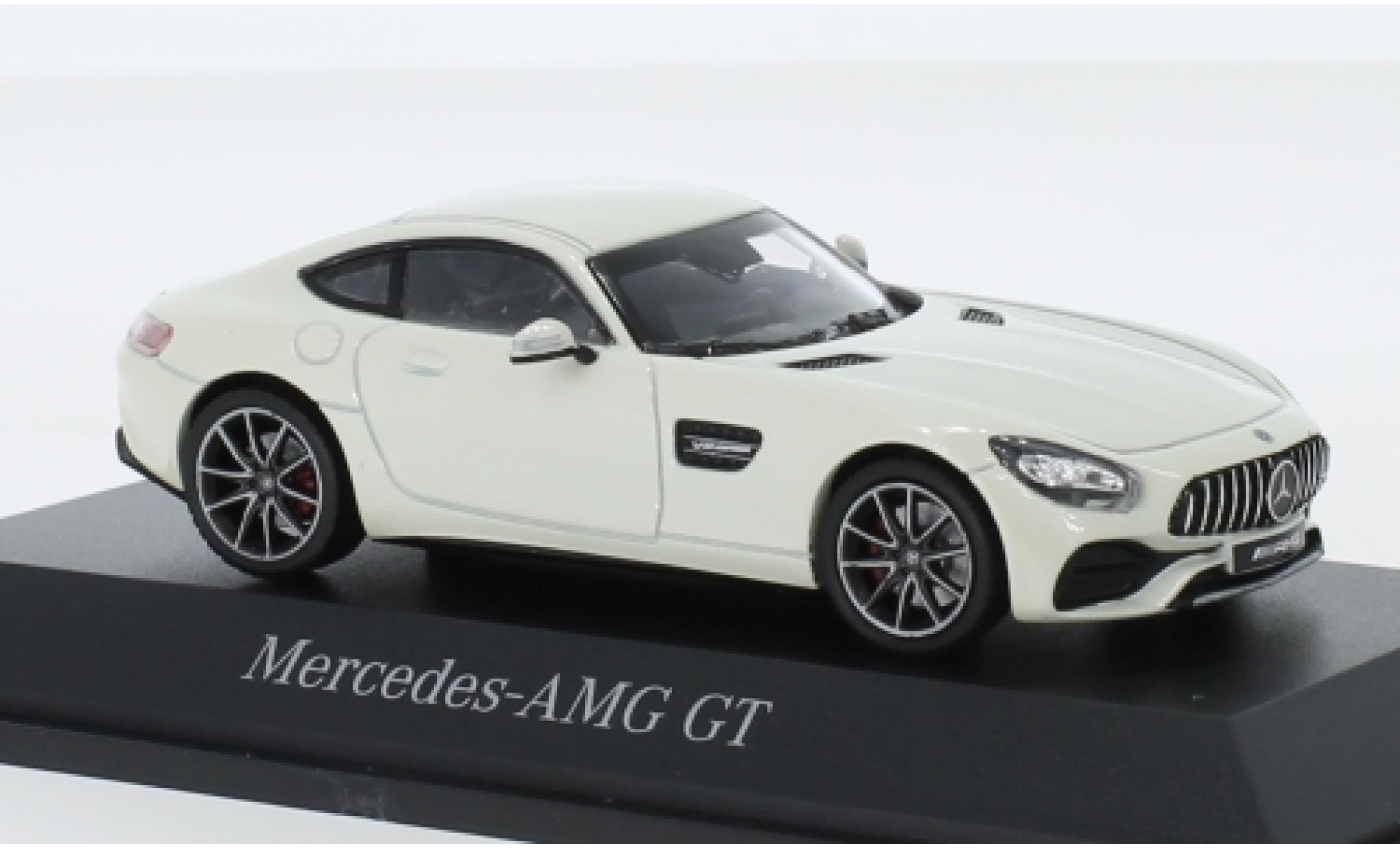 Mercedes AMG GT 1/43 Norev (C190) metallic white diecast model cars