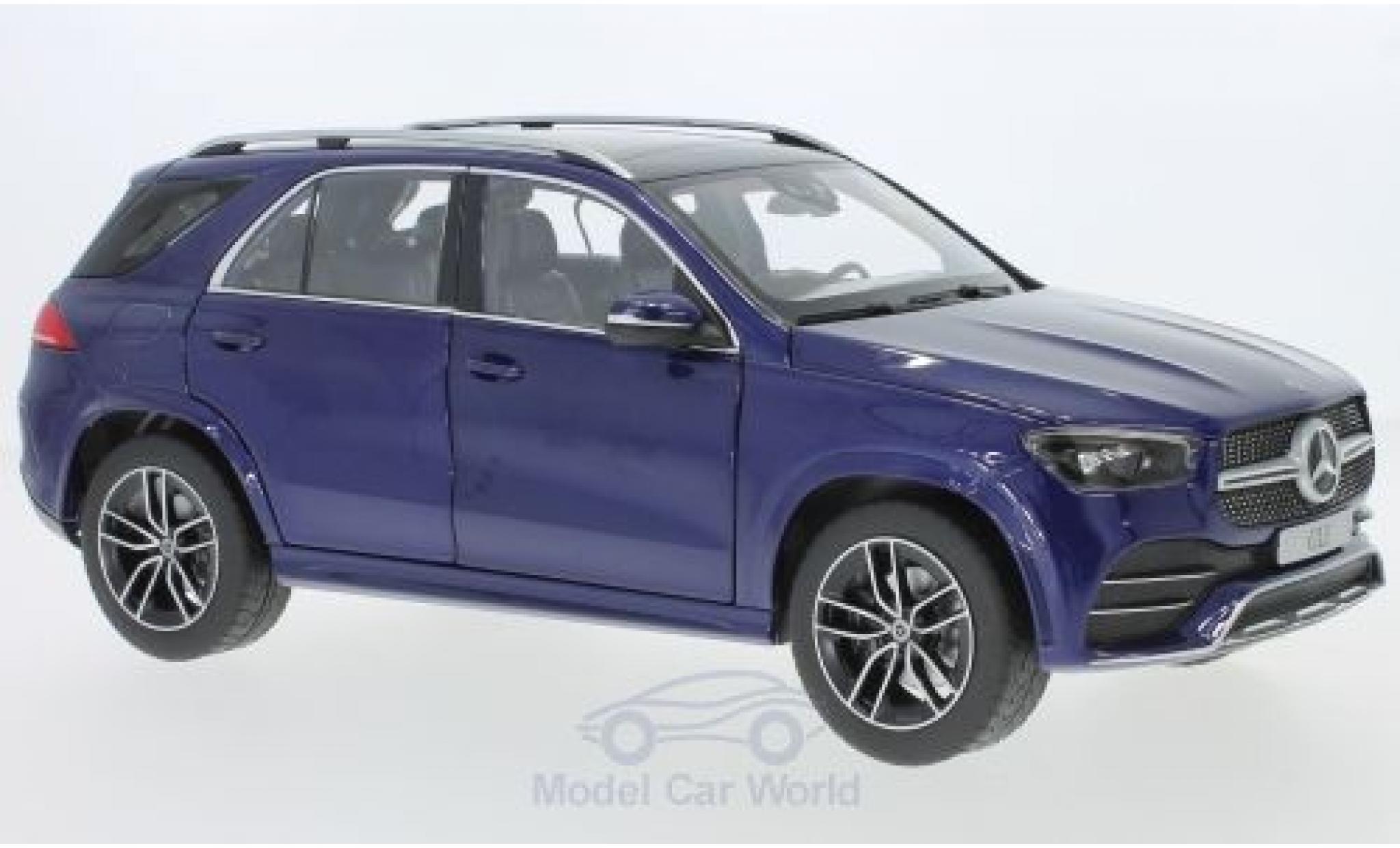 Mercedes Classe GLE 1/18 Norev GLE (V167) metallic blue diecast model cars