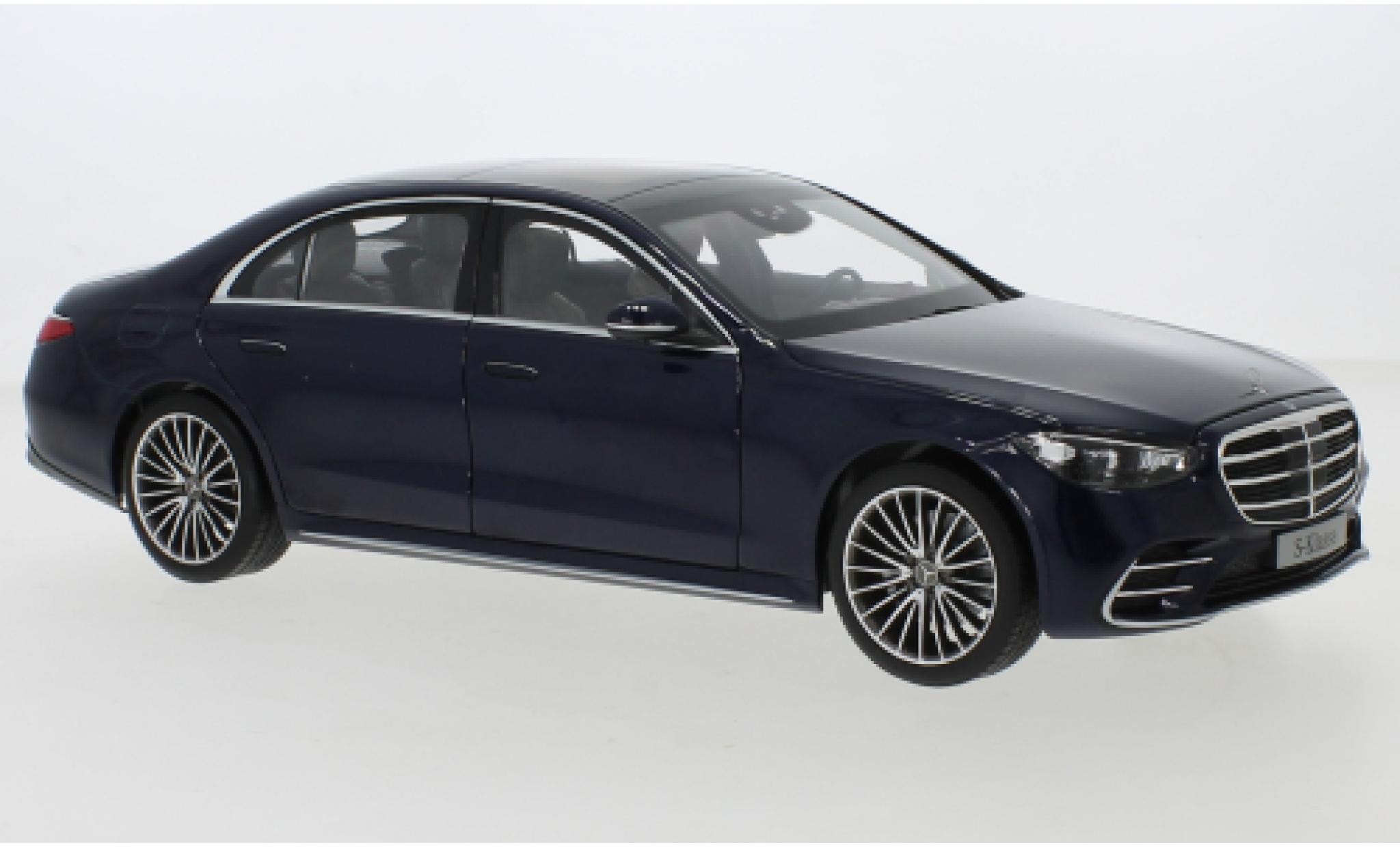 Mercedes Classe S 1/18 Norev AMG-Line (V223) metallic blue 2020 diecast model cars