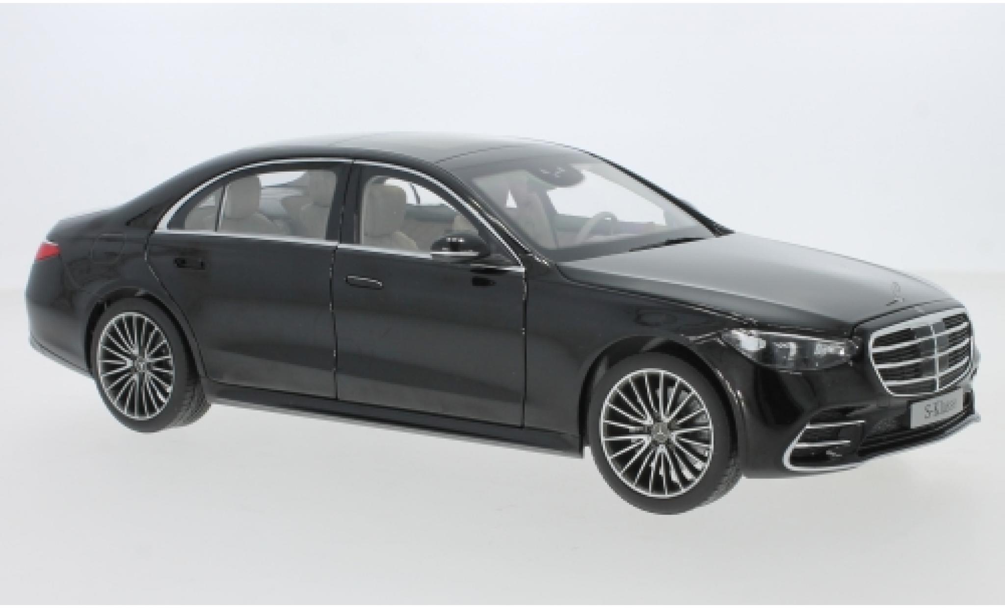Mercedes Classe S 1/18 Norev (V223) black 2021 diecast model cars