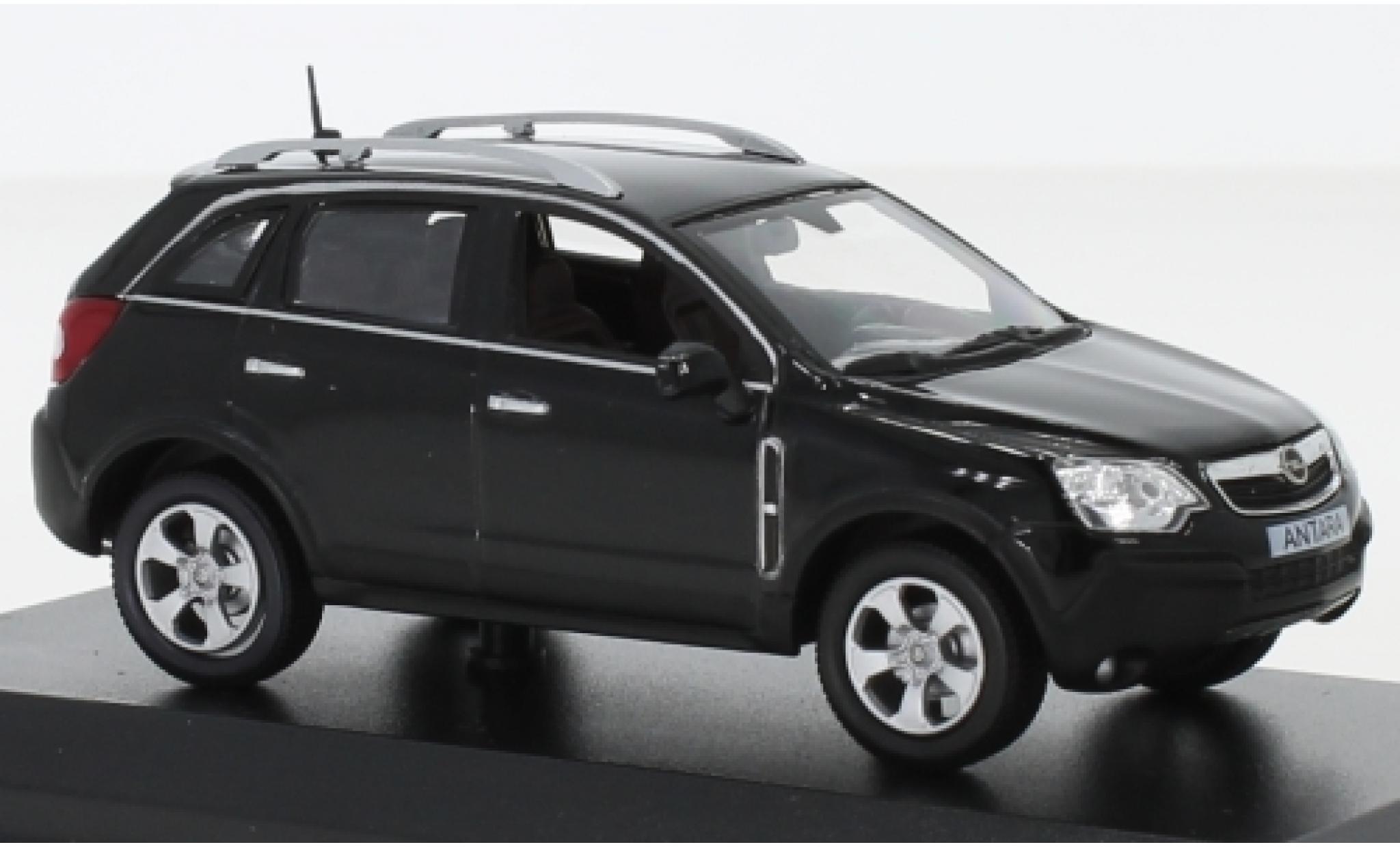 Opel Antara 1/43 Norev black 2007 diecast model cars