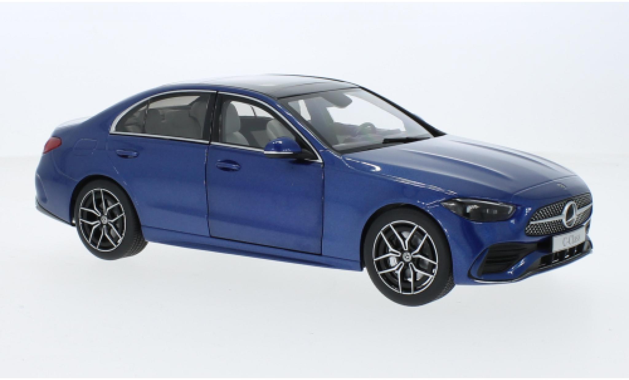 Mercedes CLA 1/18 I NZG C-classe (W206) metallise blue 2021 diecast model cars