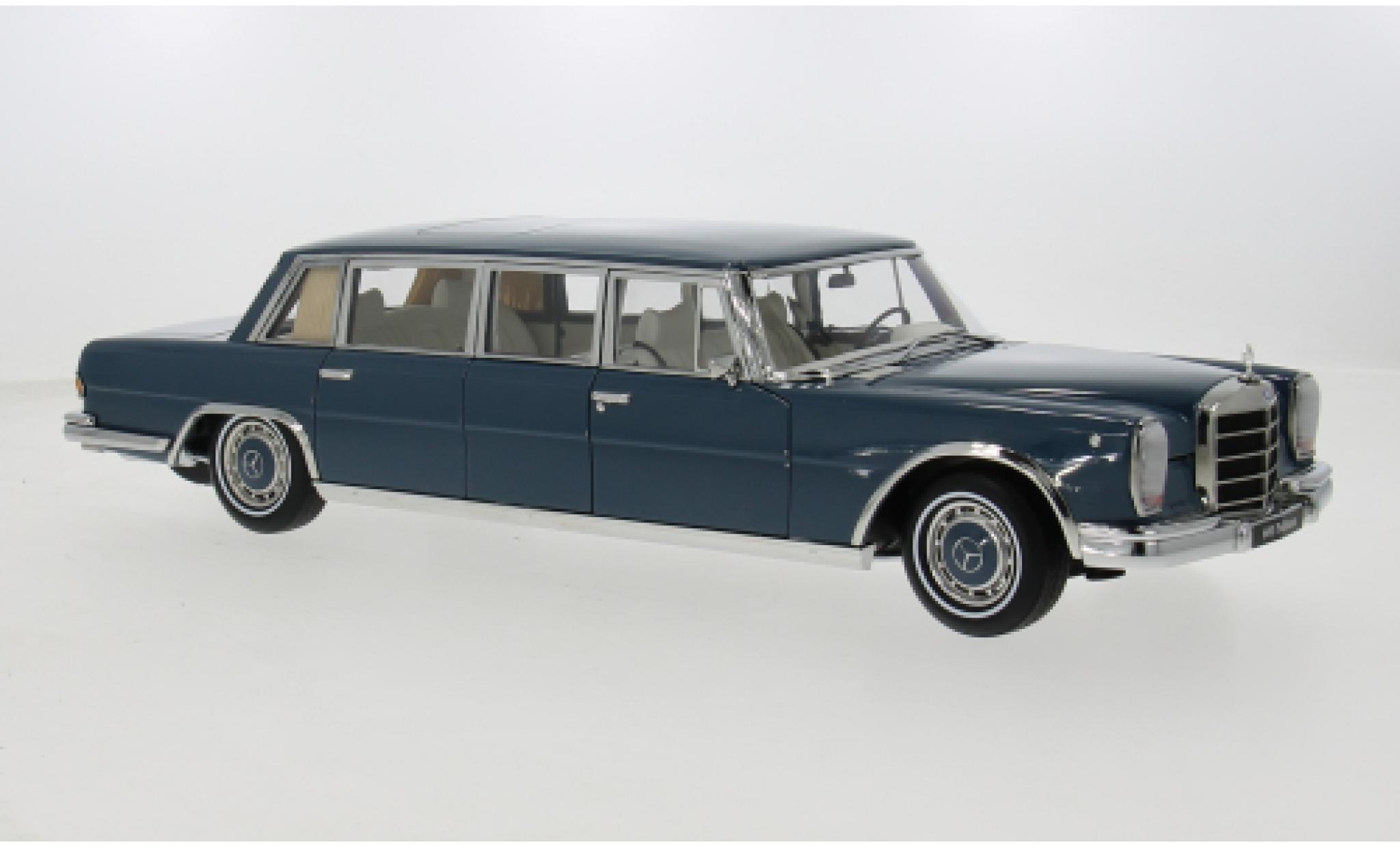 Mercedes 600 1/18 I NZG Pullman (W100) blue 1963 1:18 diecast model cars