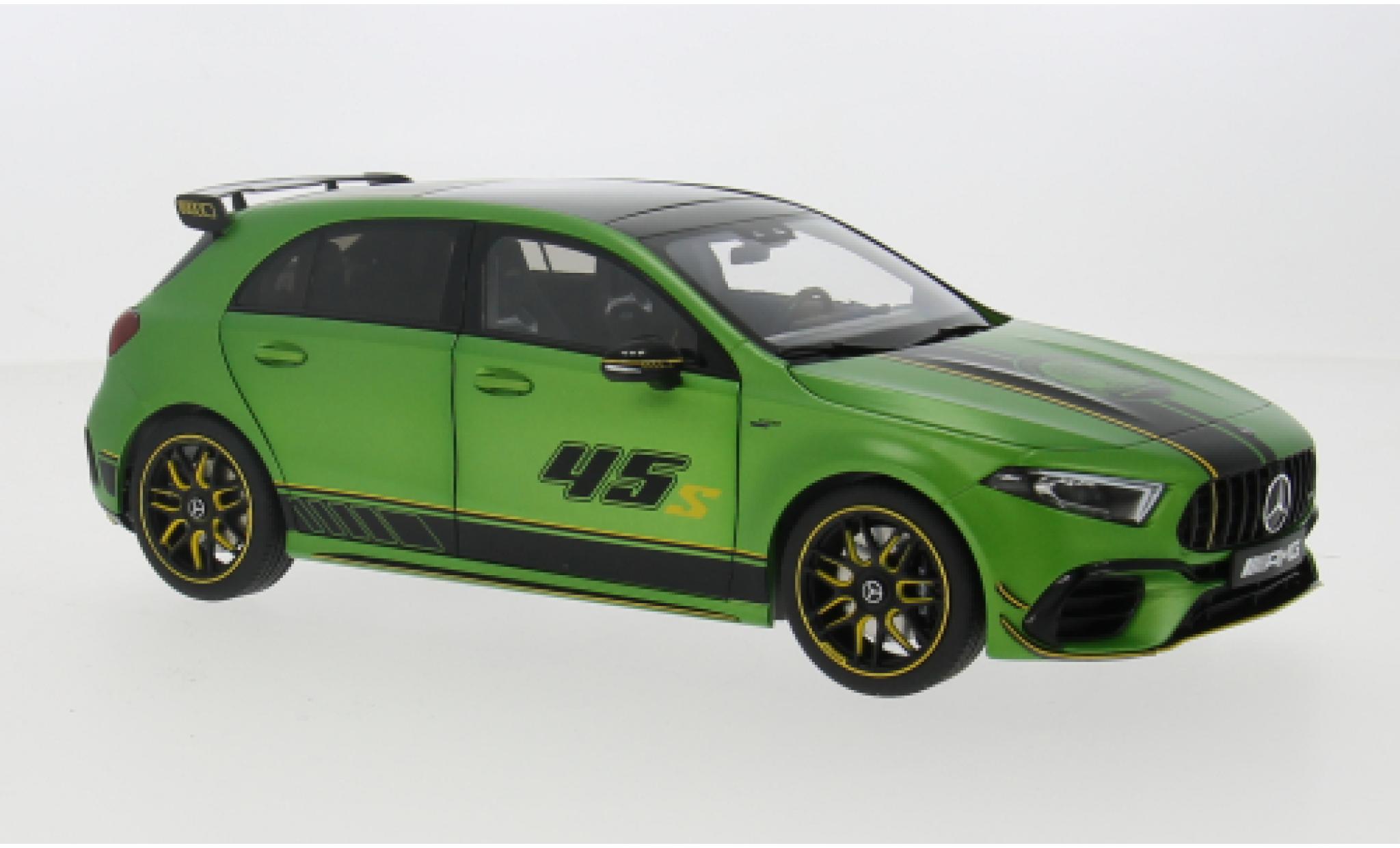 MG A 1/18 I NZG Mercedes 45 S 4Matic green/yellow 1:18 diecast model cars