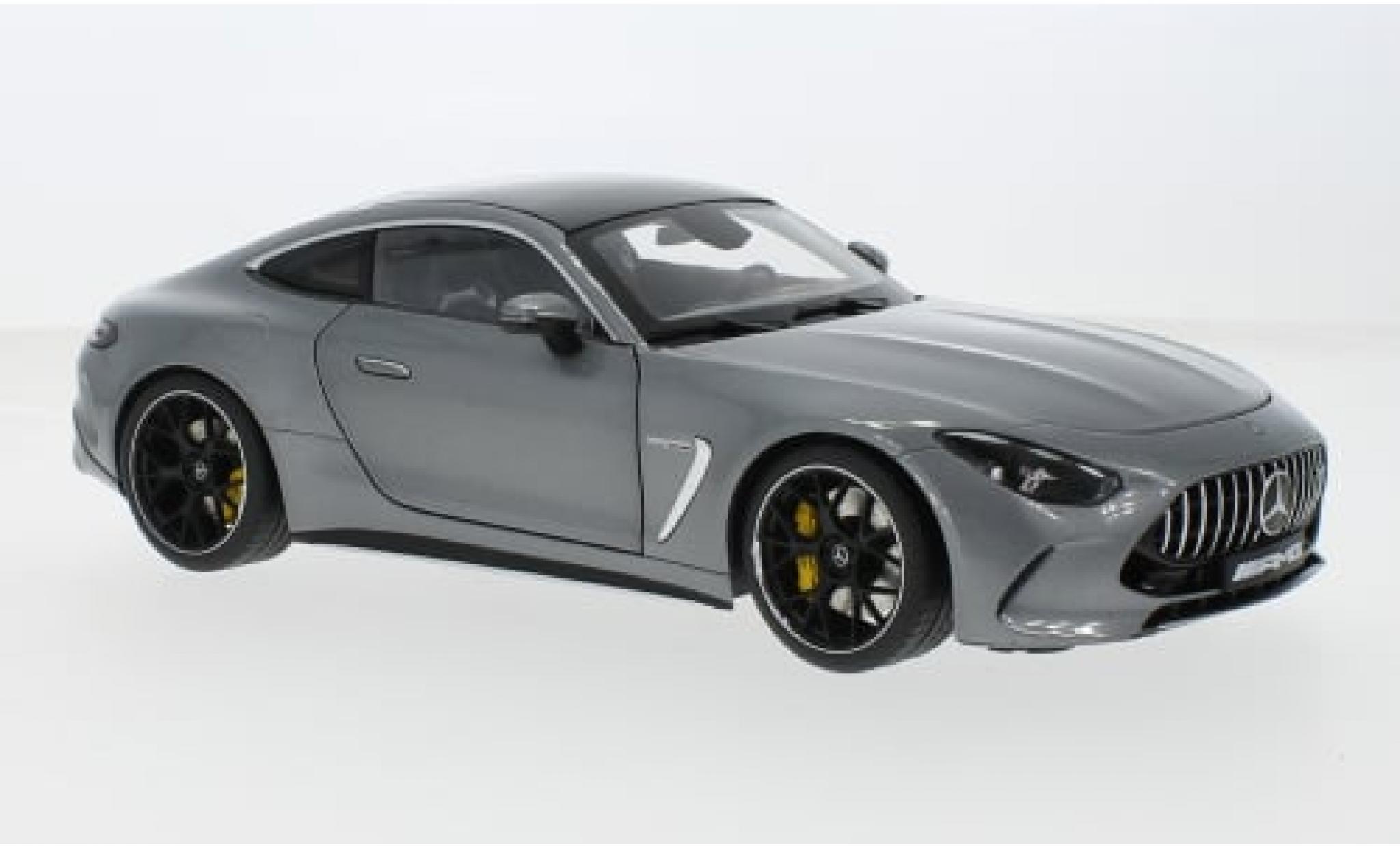 Mercedes AMG GT 1/18 I NZG 63 (C192) 4MATIC+ metallise grey 1:18 diecast model cars