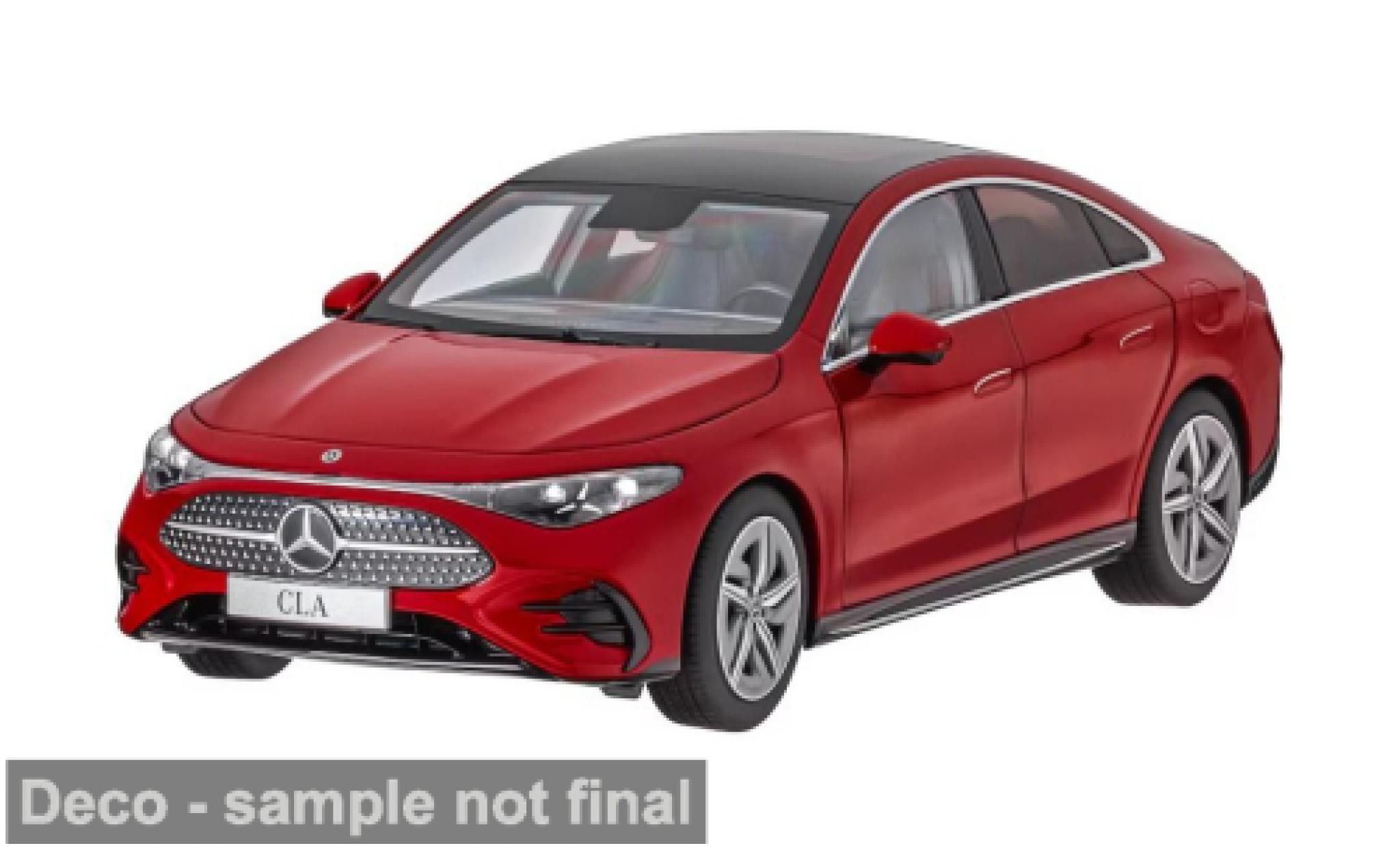 Mercedes CLA 1/18 I NZG (C178) HEV red 2025 1:18 diecast model cars