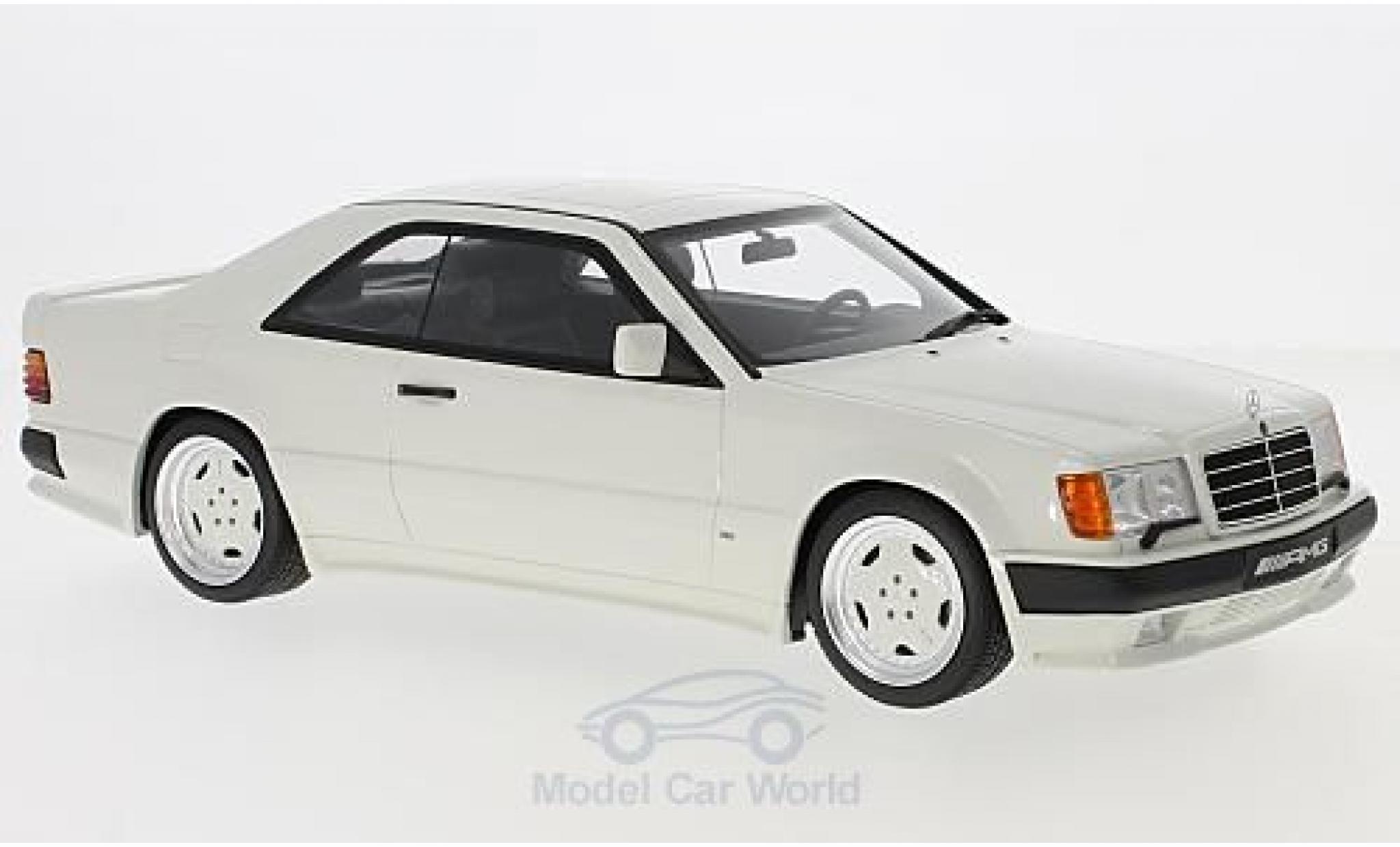 Mercedes Classe E S 1/18 Ottomobile 300 CE (C124) AMG 6.0L Widebody white diecast model cars