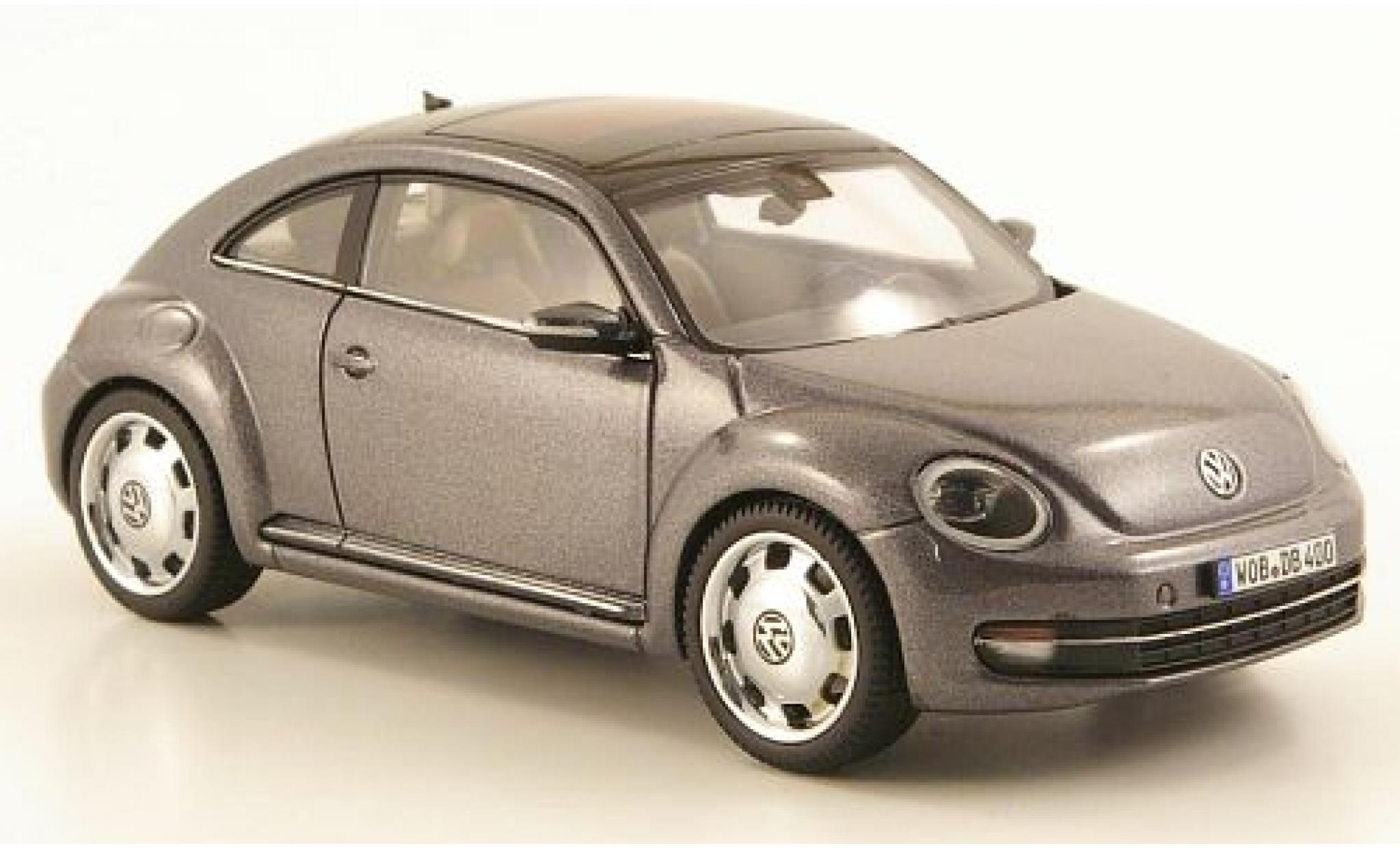 Volkswagen Beetle 1/43 Schuco metallic grey 2011 diecast model cars