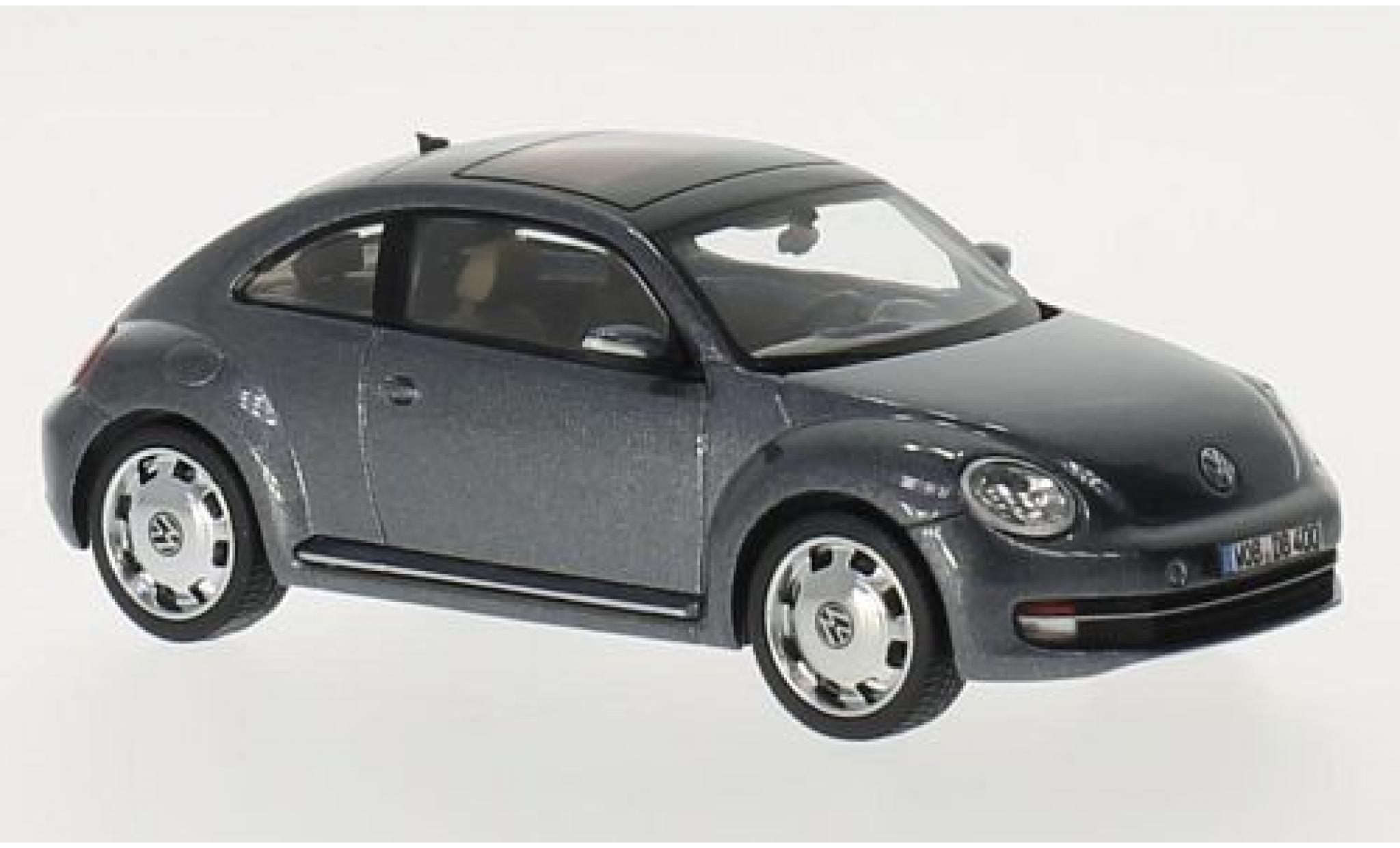 Volkswagen Beetle 1/43 Schuco metallic grey 2012 diecast model cars