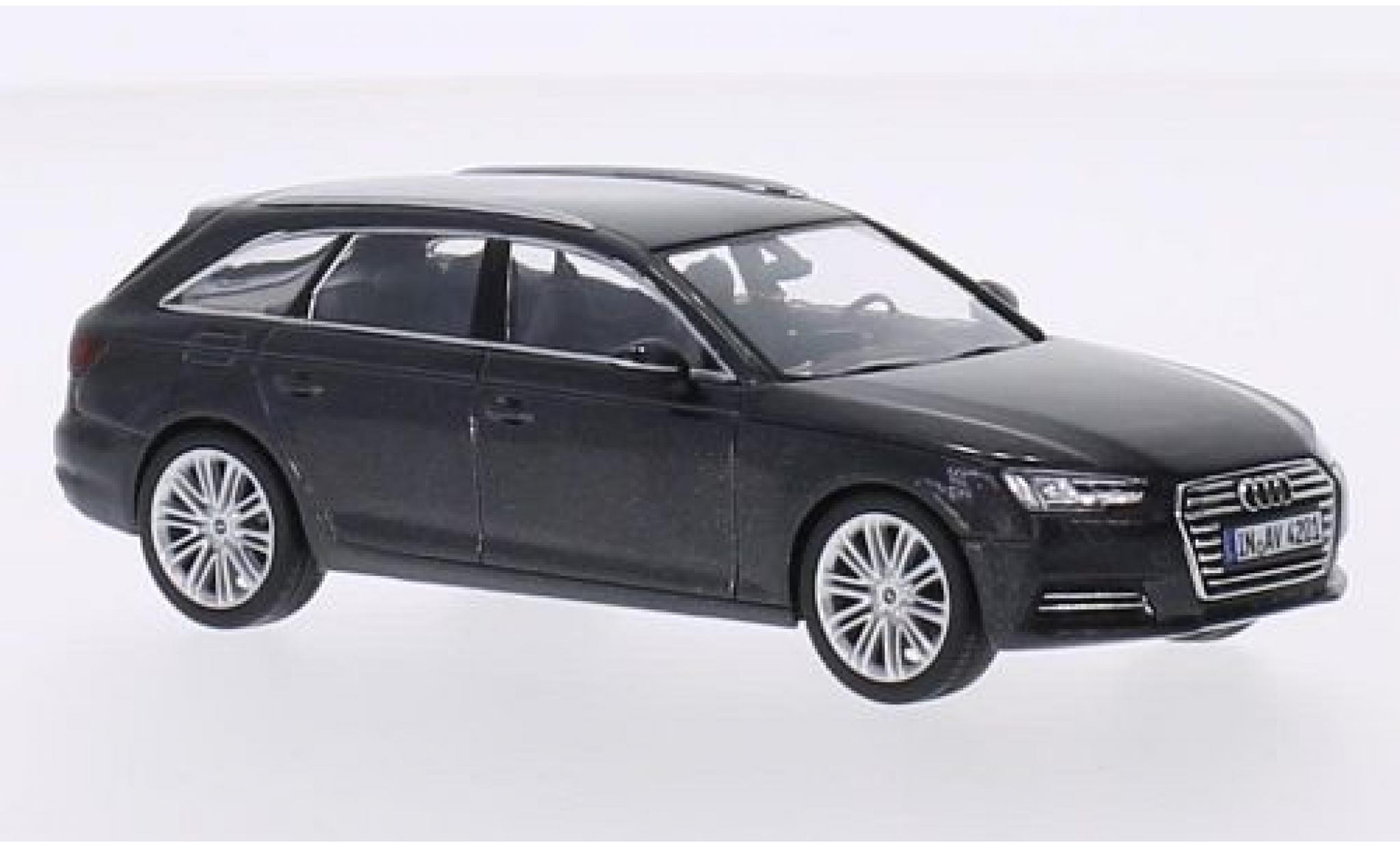 Audi A4 1/43 Spark Avant metallic grey 2015 diecast model cars
