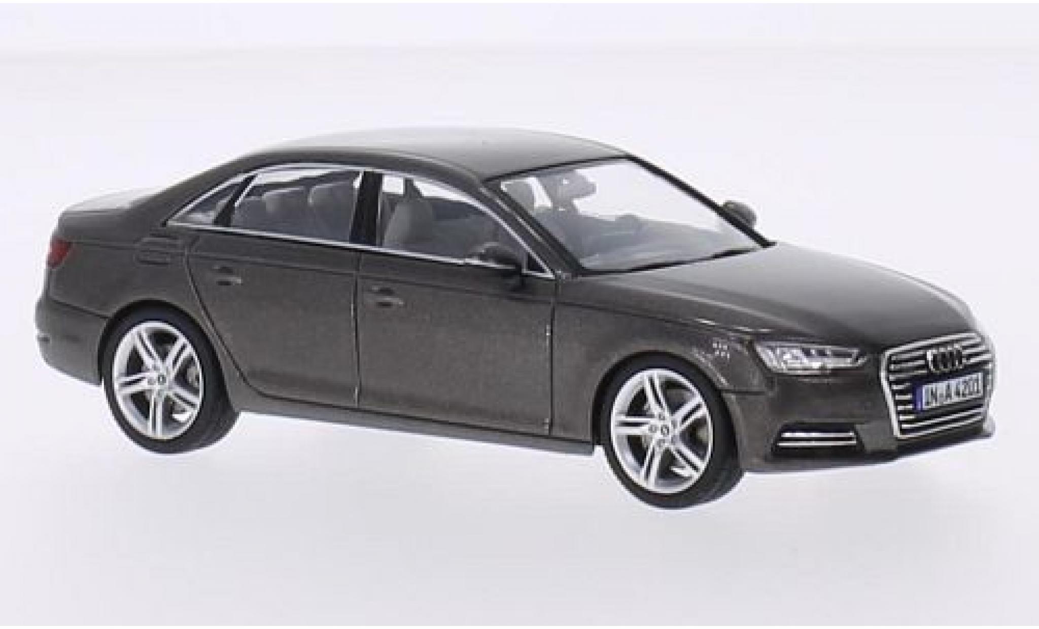 Audi A4 1/43 Spark (B9) metallic brown 2015 diecast model cars