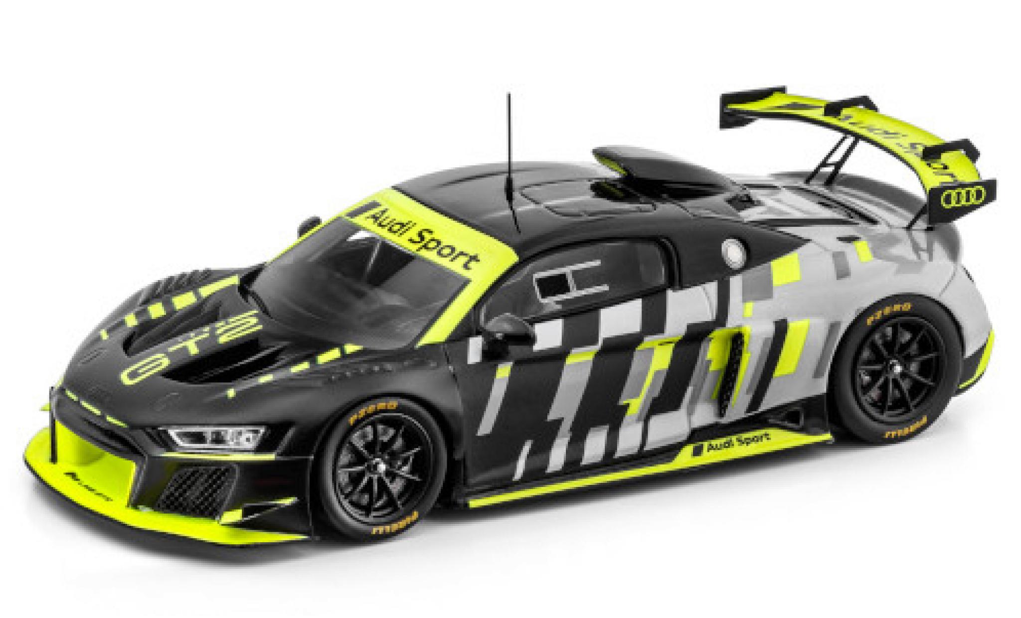 Audi R8 1/43 Spark LMS GT2 matt-black/metallic grey Sport v&eacute;hicule de pr&eacute;sentation diecast model cars