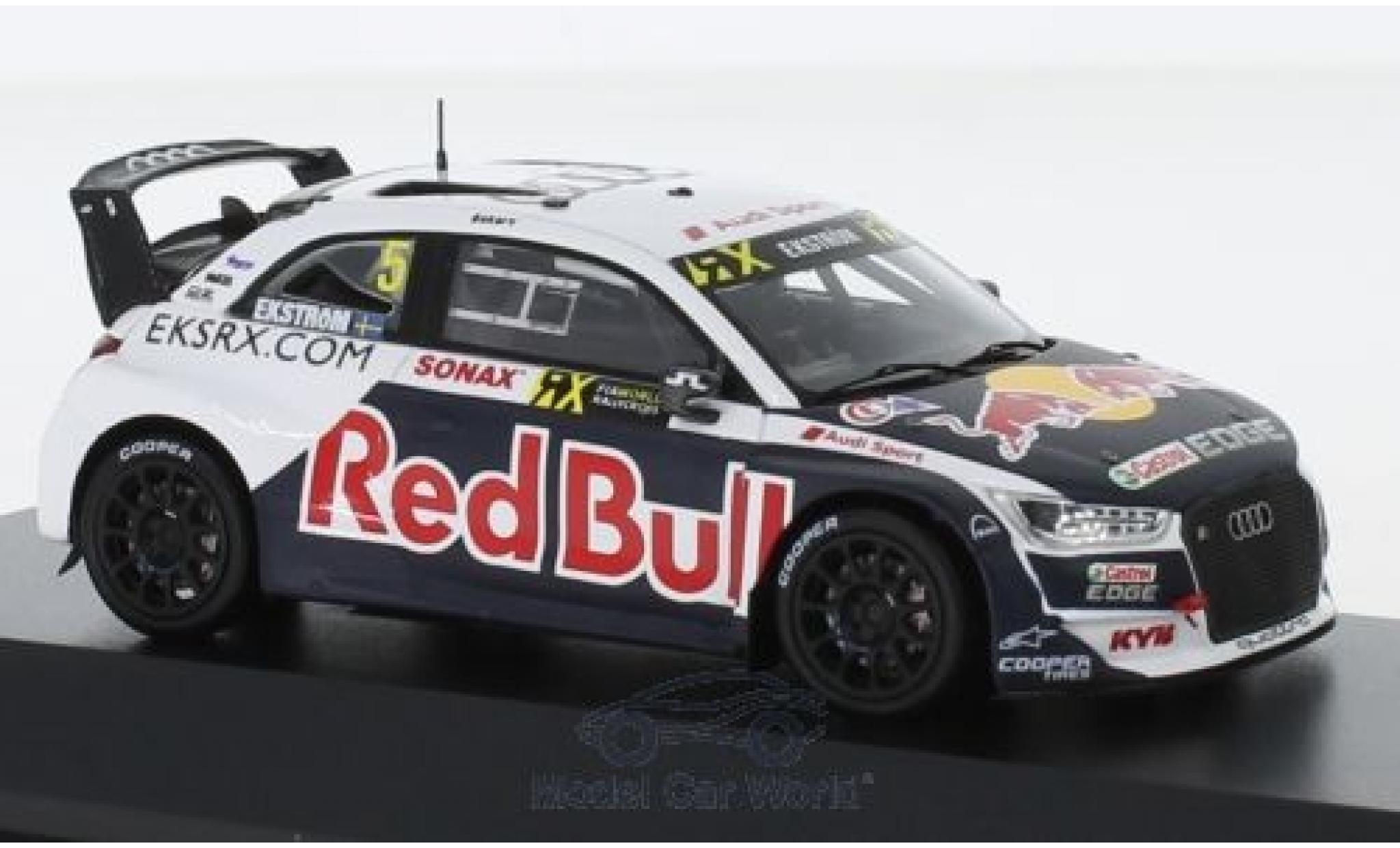Audi S1 1/43 Spark EKS RX quattro No.5 Red Bull Rally-Cross WM 2018 M.Ekstr&ouml;m diecast model cars