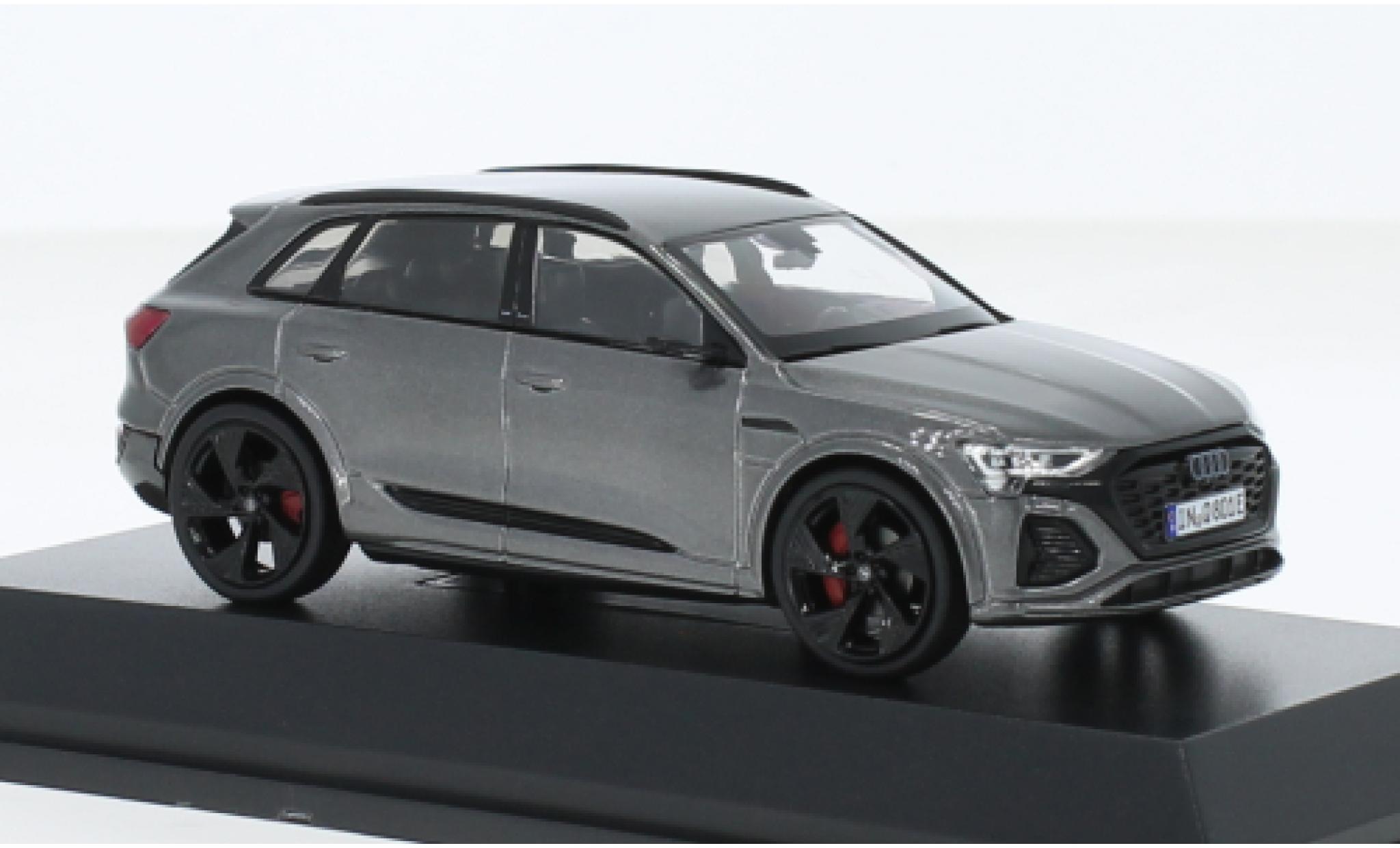 Audi Q8 1/43 I Spark e-tron metallise grey 2023 diecast model cars