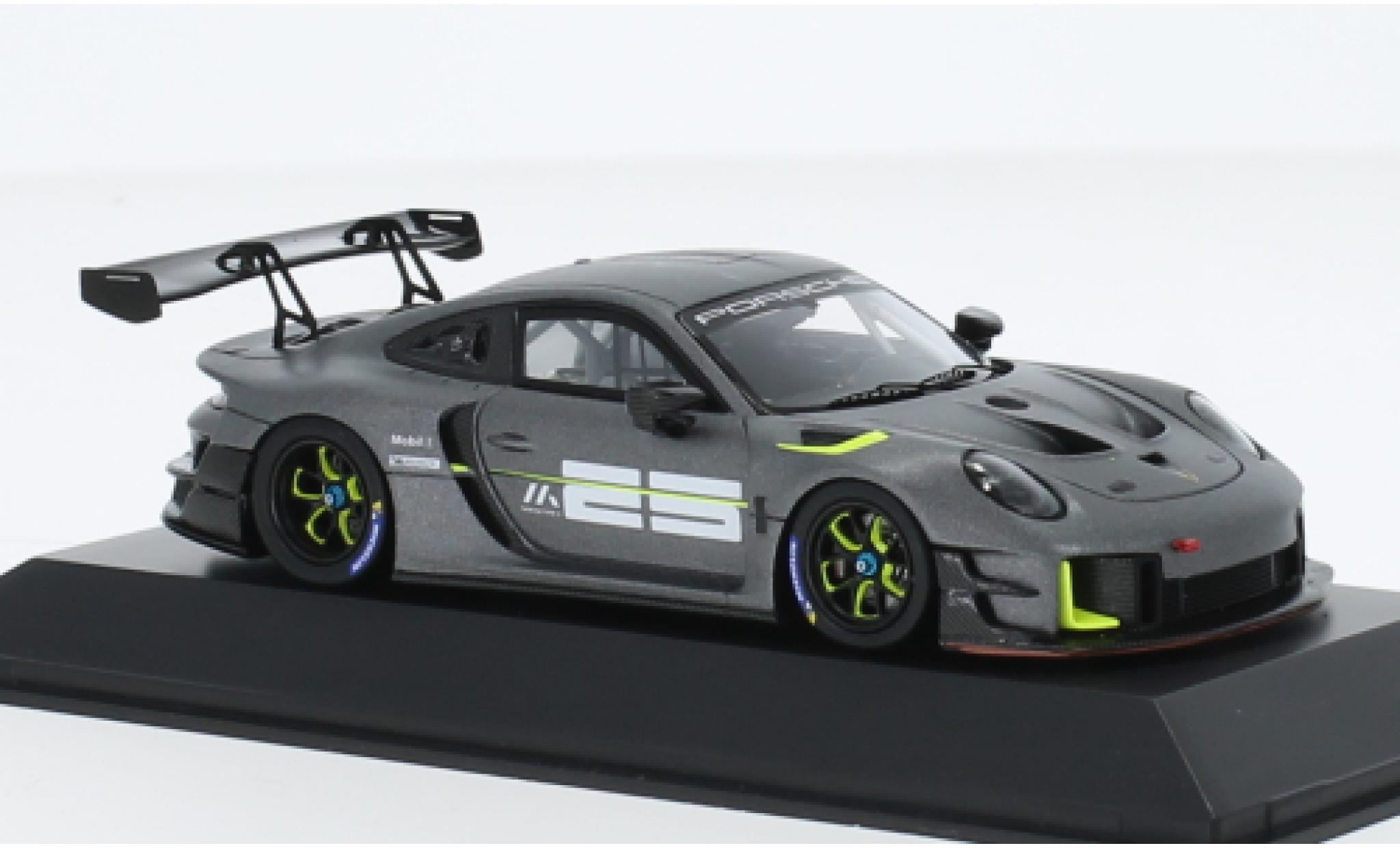 Porsche 991 GT2 RS 1/43 I Spark 911 ( II) Clubsport 25 grey mat/yellow 2021 diecast model cars