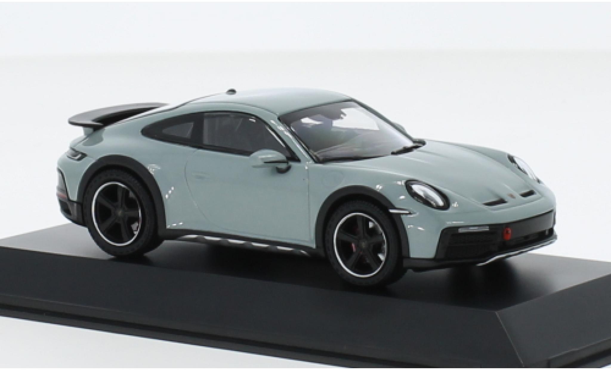 Porsche 992 1/43 I Spark 911  Dakar metallise grey diecast model cars