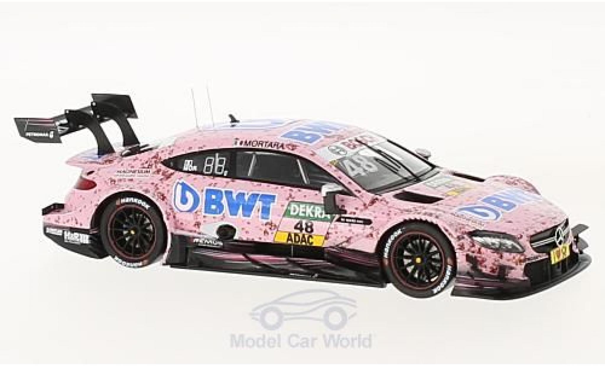 Mercedes Classe C DTM 1/43 Spark AMG C63 DTM No.48 BWT DTM 2017 E.Mortara diecast model cars