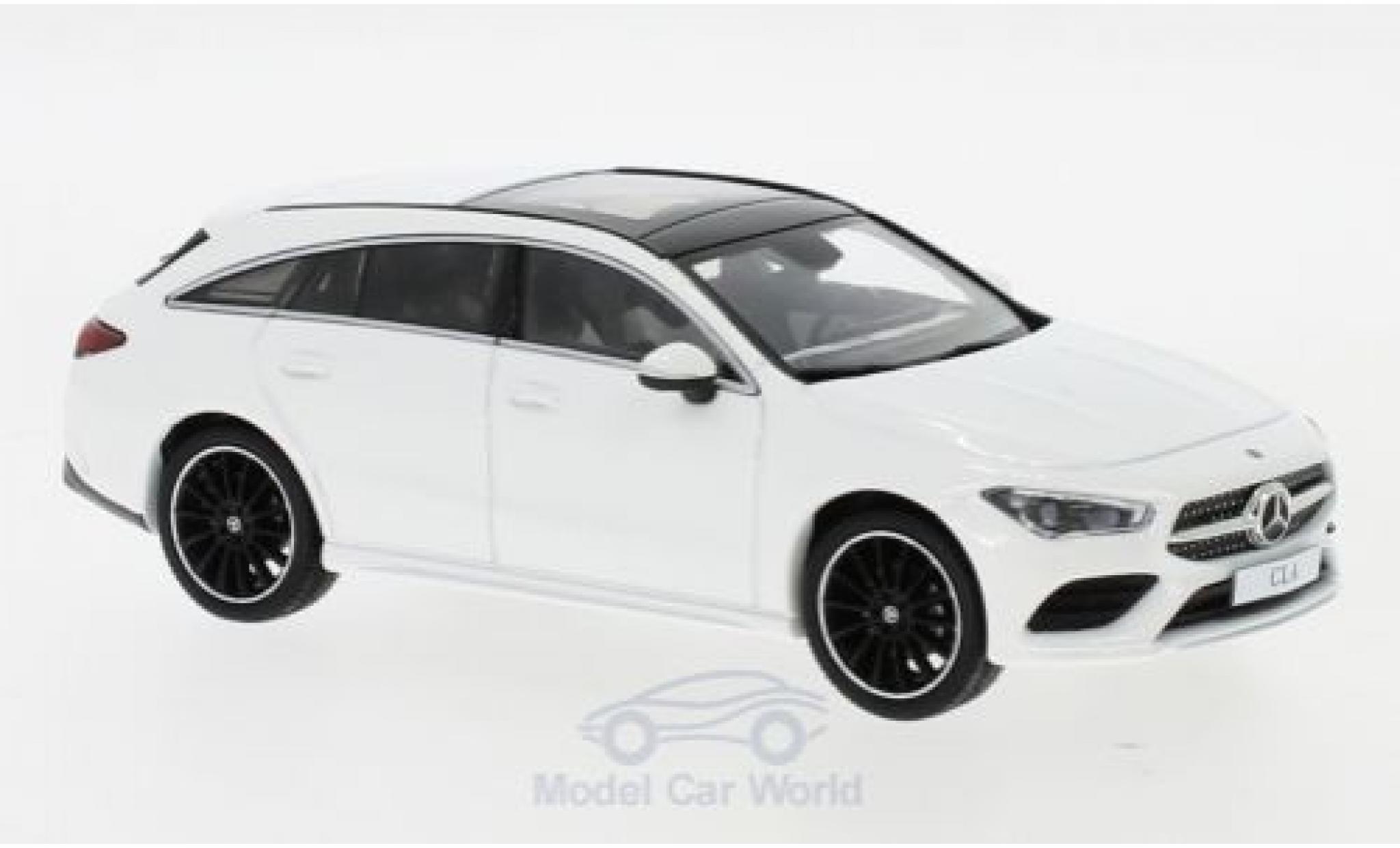 Mercedes CLA 1/43 Spark Shooting Brake white 2019 diecast model cars