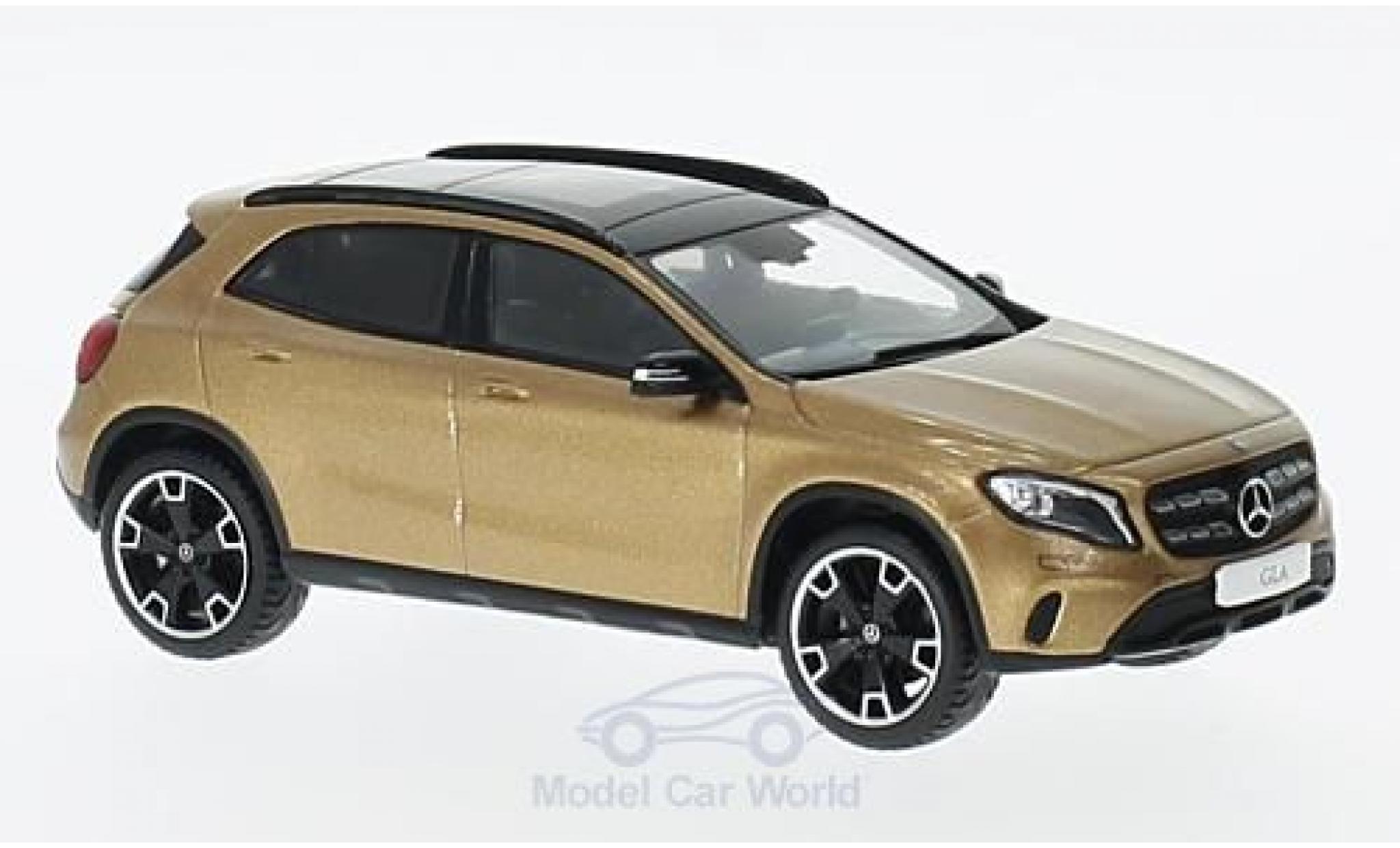 Mercedes Classe GLA 1/43 Spark GLA (X 156) Mopf metallic brown diecast model cars