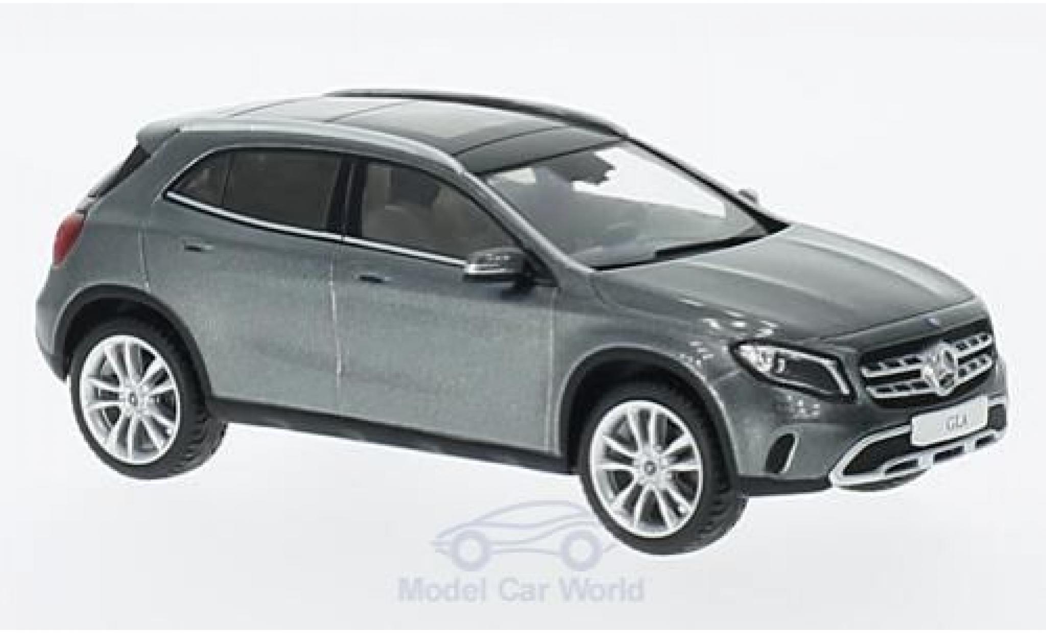 Mercedes Classe GLA 1/43 Spark GLA (X 156) Mopf metallic grey diecast model cars