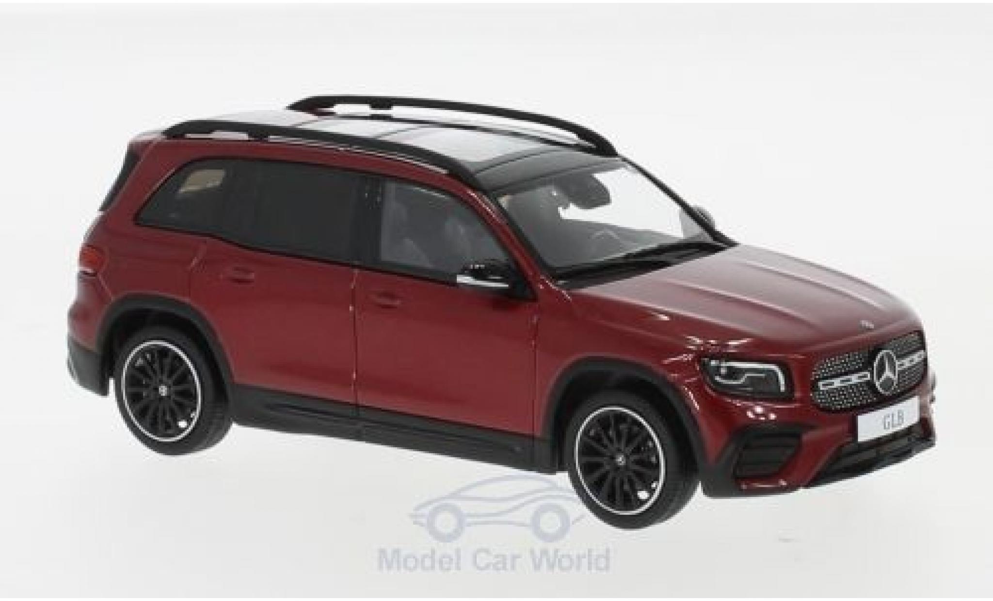 Mercedes Classe G 1/43 Spark GLB (X247) metallic red 2019 diecast model cars