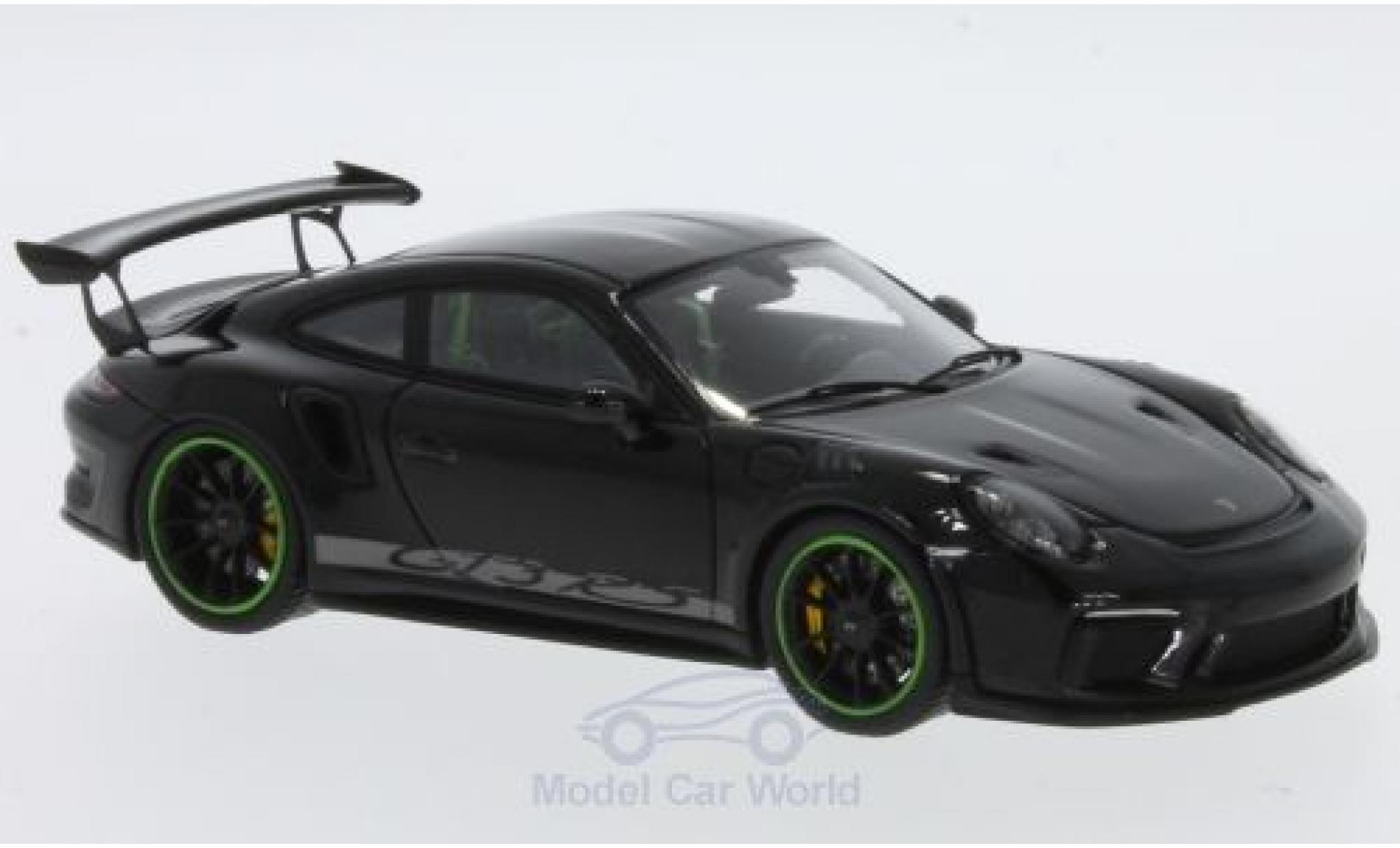 Porsche 991 GT3 RS 1/43 Spark 911 () GT3 RS black diecast model cars