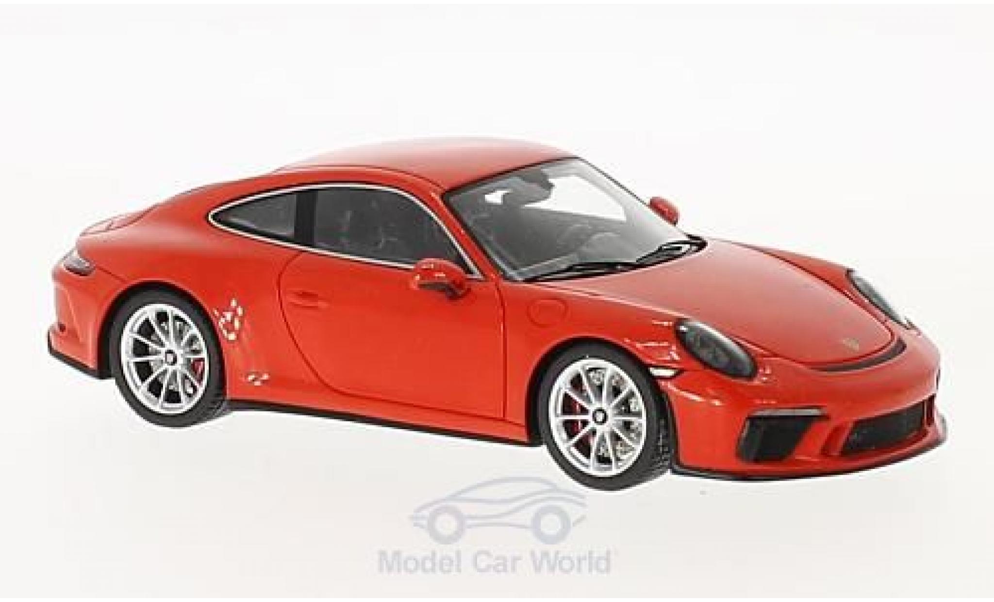 Porsche 991 GT3 1/43 Spark 911 () GT3 Touring Package orange diecast model cars