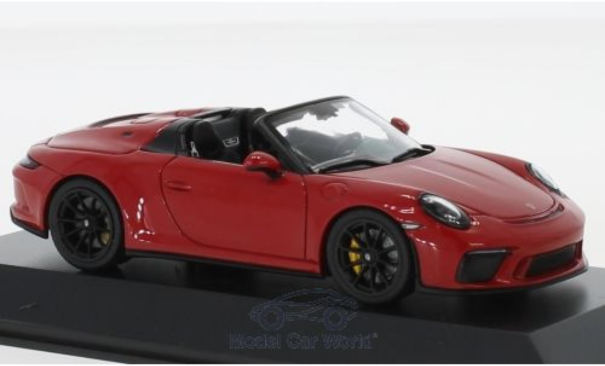 Porsche 992 Speedster 1/43 Spark 911 (991 II) Speedster red 2019 diecast model cars
