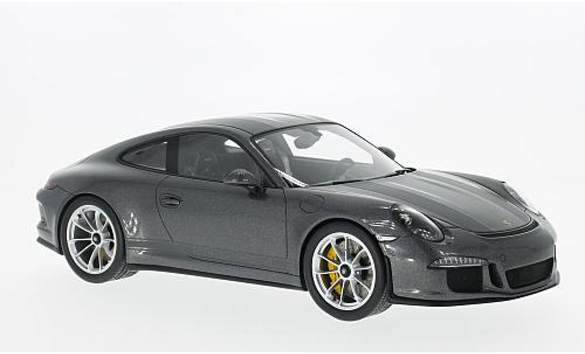 Porsche 991 R 1/18 Spark 911 R () metallic grey 2017 diecast model cars