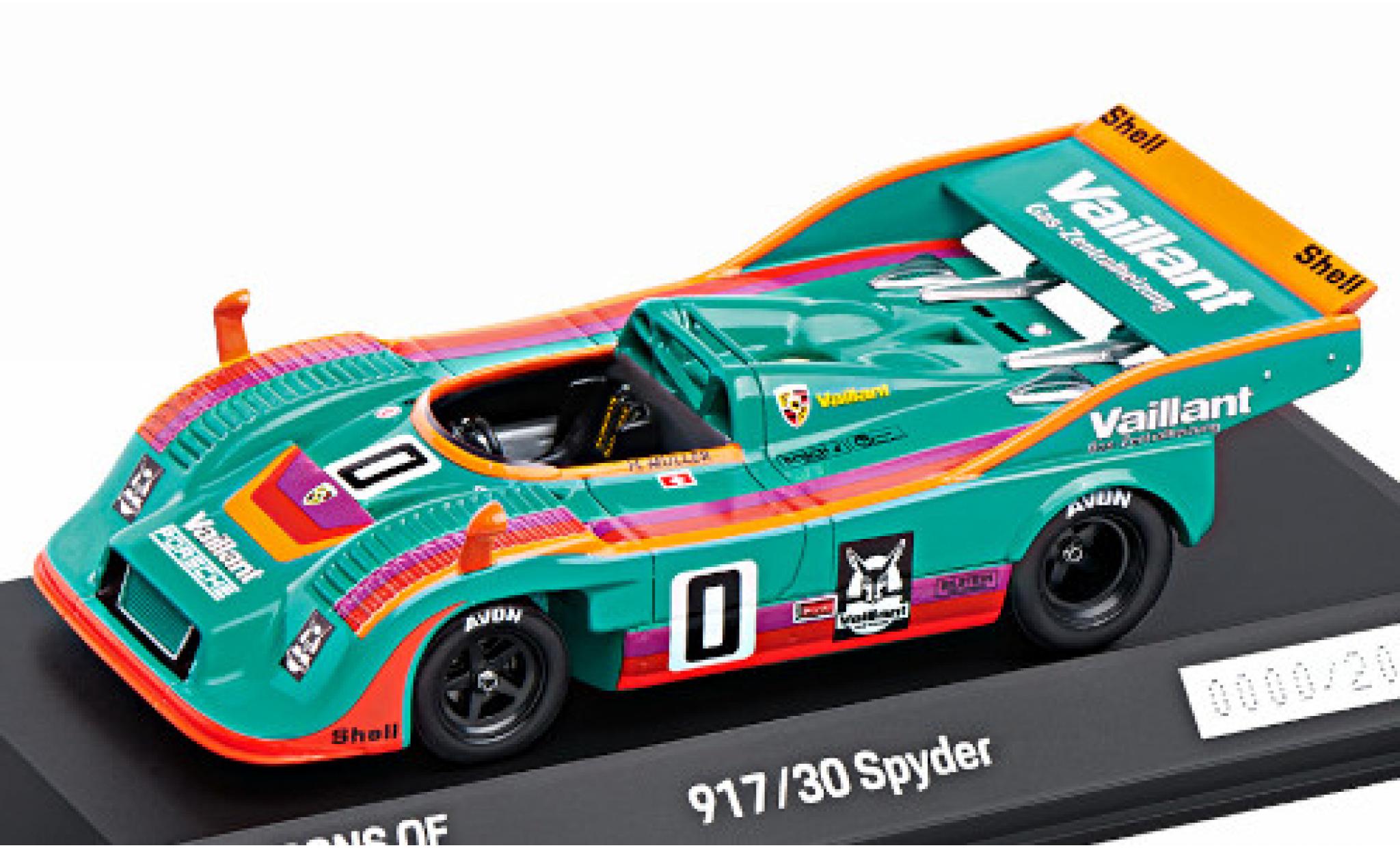 Porsche 917 1975 1/43 Spark /30 Spyder RHD Vaillant Racing Vaillant Interserie 1975 H.M&uuml;ller diecast model cars