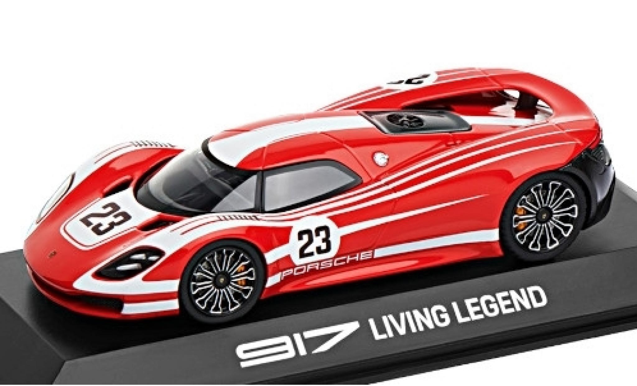 Porsche 917 1/43 Spark Living Legend red/white 2013 No.23 Salzburg diecast model cars