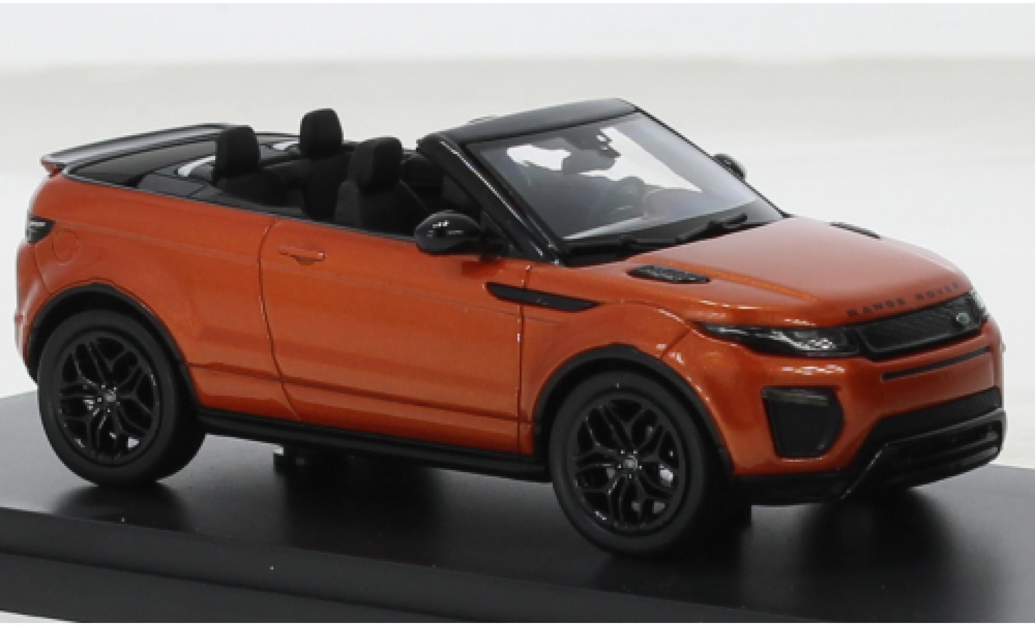 Range Rover Evoque 1/43 I TrueScale Miniatures Land Rover Convertible metallise orange 1:43 diecast model cars