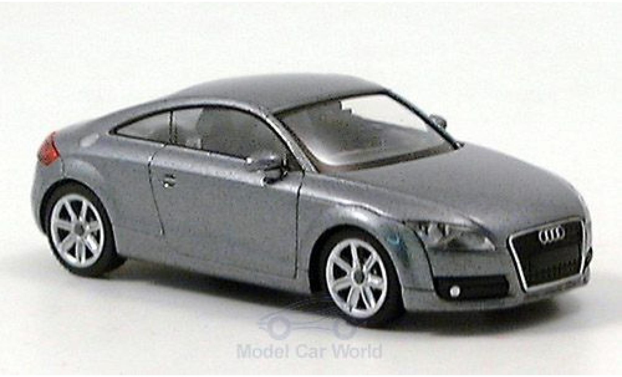 Audi TT coupe 1/87 Wiking Coupe metallic grey 2006 diecast model cars