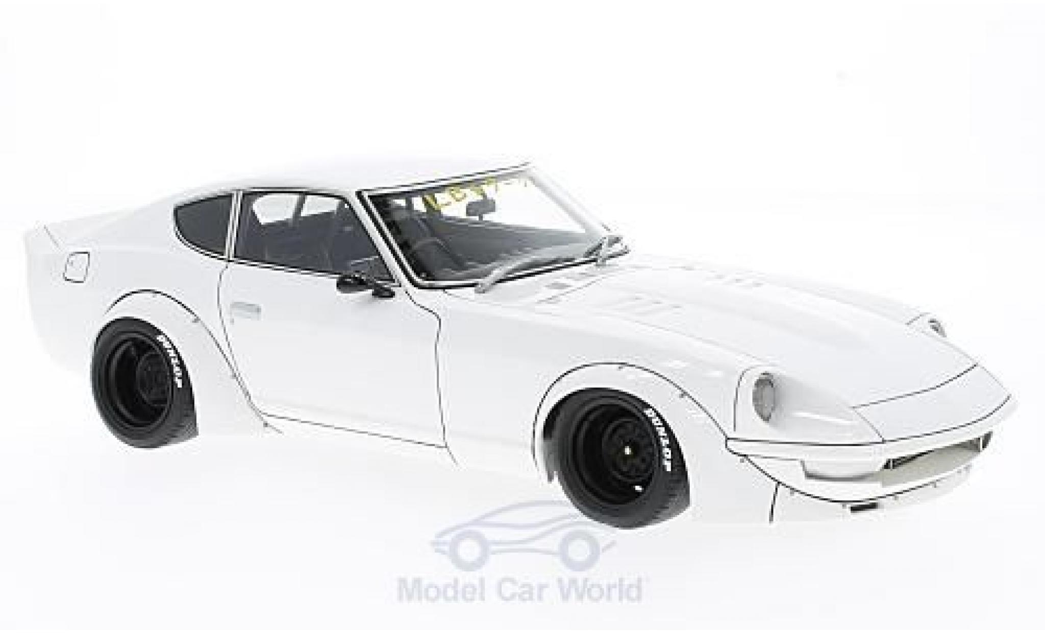 Nissan Fairlady Z S30 1/18 Ignition Model (S30) by Liberty Walk white RHD diecast model cars