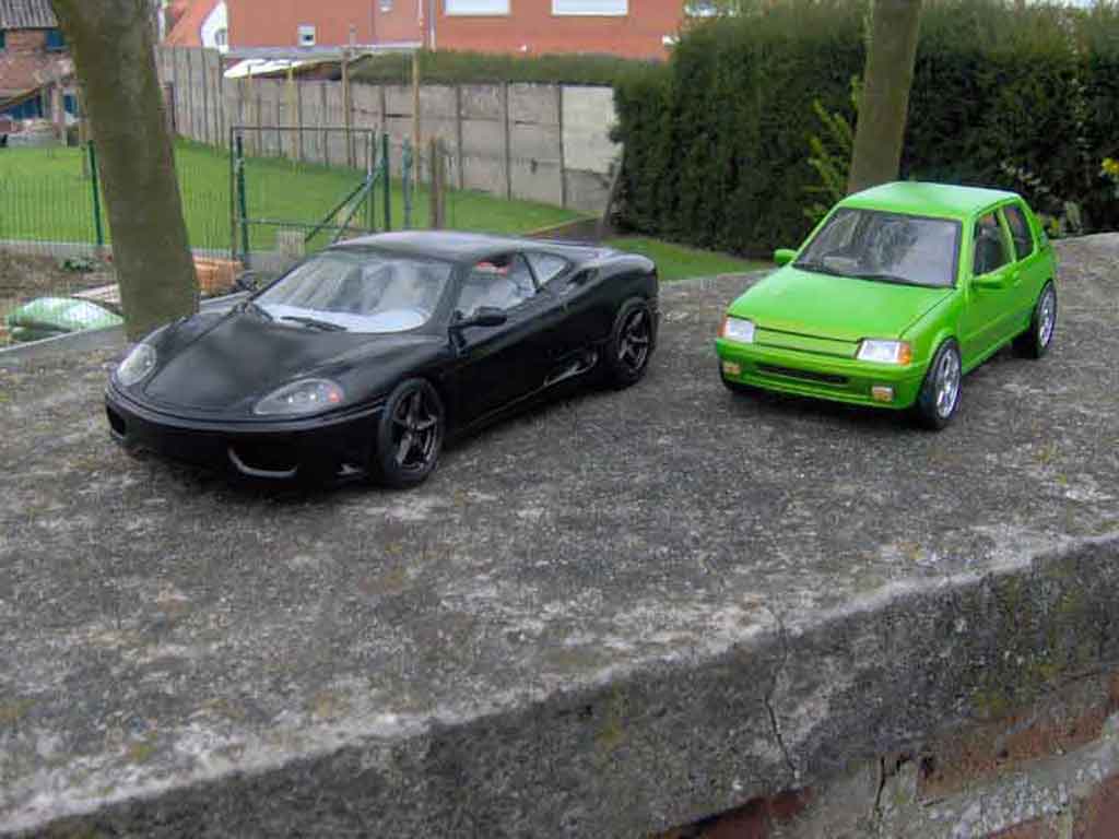 Ferrari 360 Modena coupe black 1/18 Burago