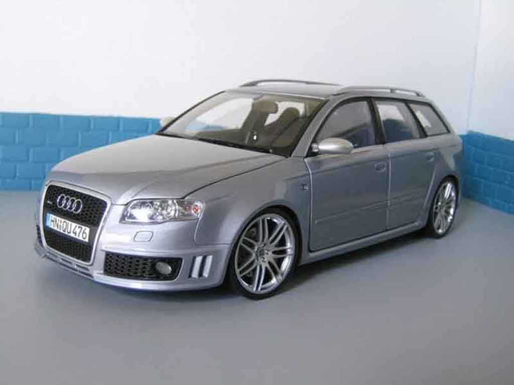 Audi RS4 1/18 Minichamps avant grey diecast model cars