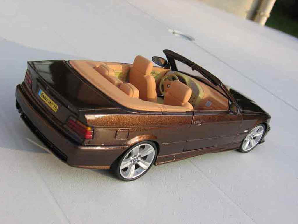 Bmw M3 Cabriolet E36 jantes e92 interieur cuir biton 1/18 Ut Models