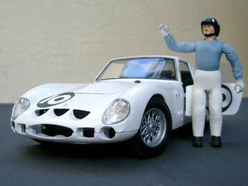 Ferrari 250 GTO 1/18 Burago GTO graham hill white diecast model cars