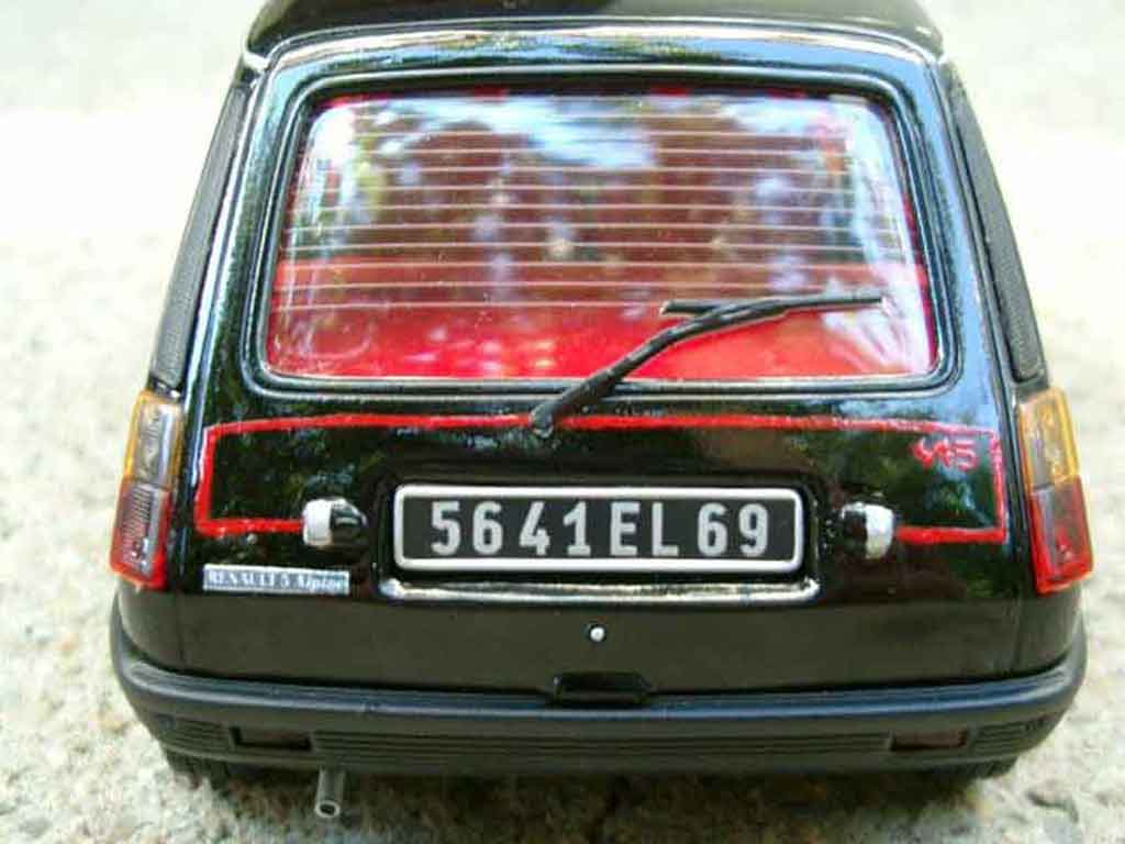 Renault 5 Alpine turbo black 1/18 Solido