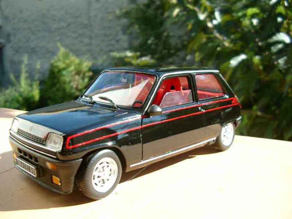 Renault 5 Alpine turbo black 1/18 Solido