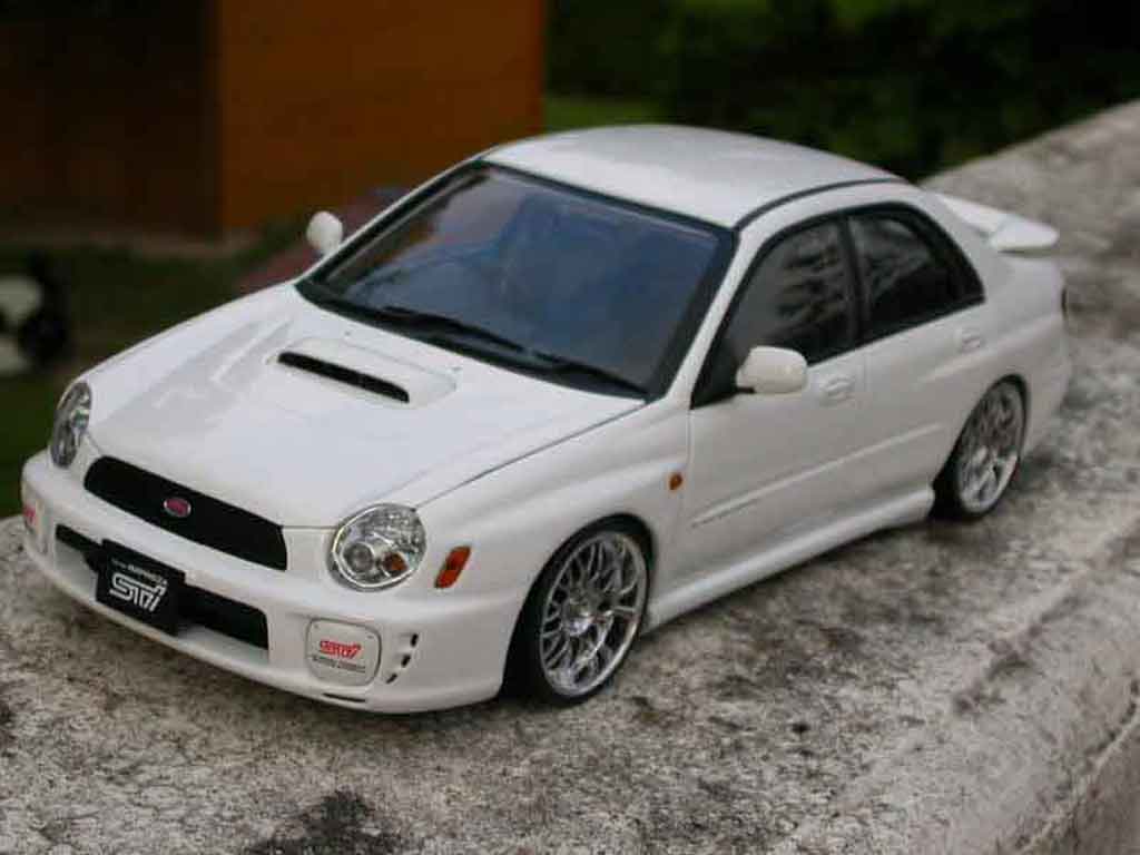 Subaru Impreza WRX 1/18 Autoart STI WRX jantes roja diecast model cars