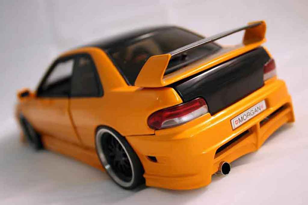 Subaru Impreza Type R gt turbo sti orange 1/18 Autoart