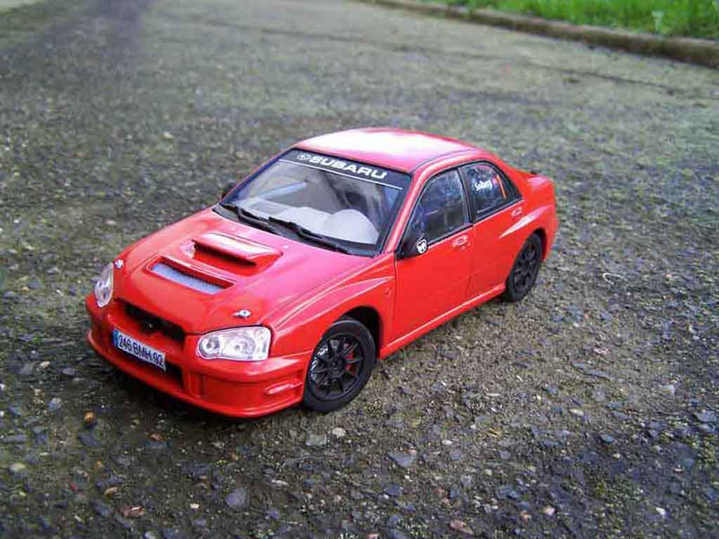 Subaru Impreza WRX 1/18 Solido WRX 2005 red jdm diecast model cars